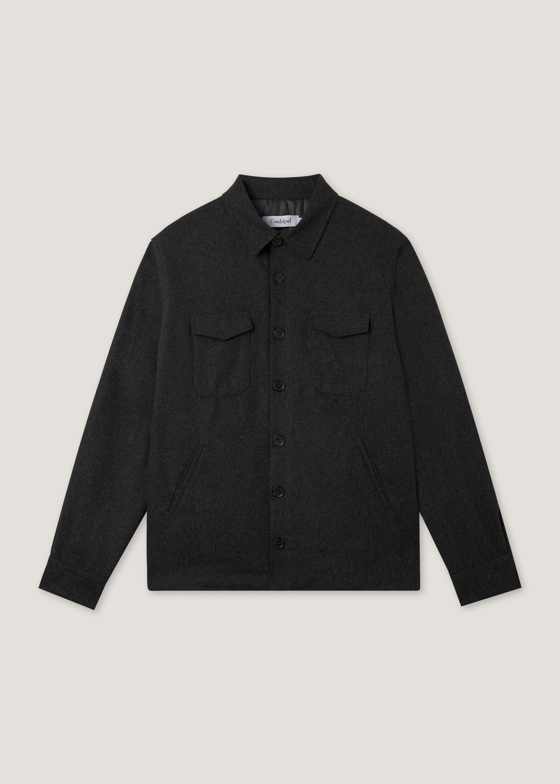 Giacca camicia in misto lana - Image 10