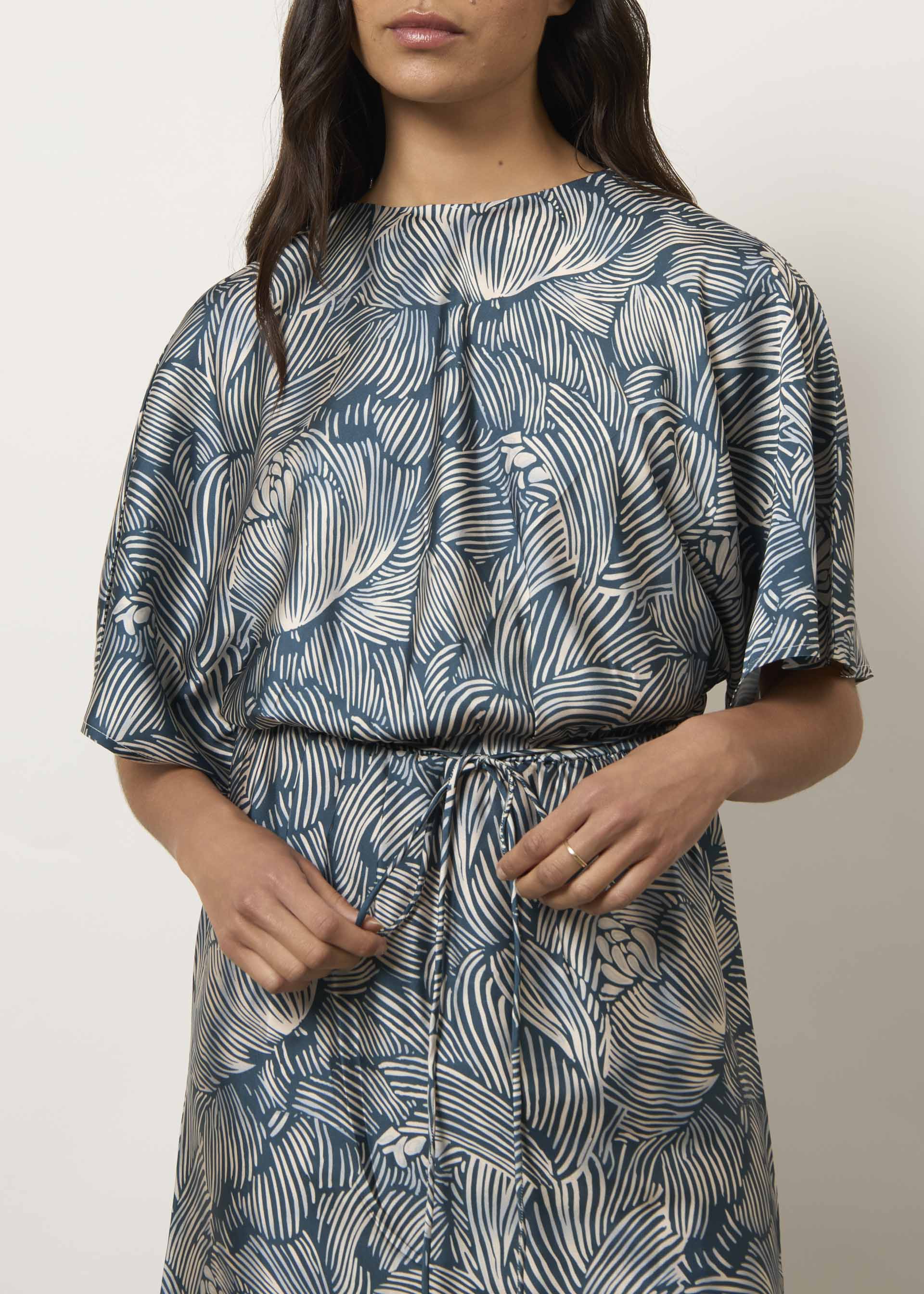 Abito in satin stampato - Image 4