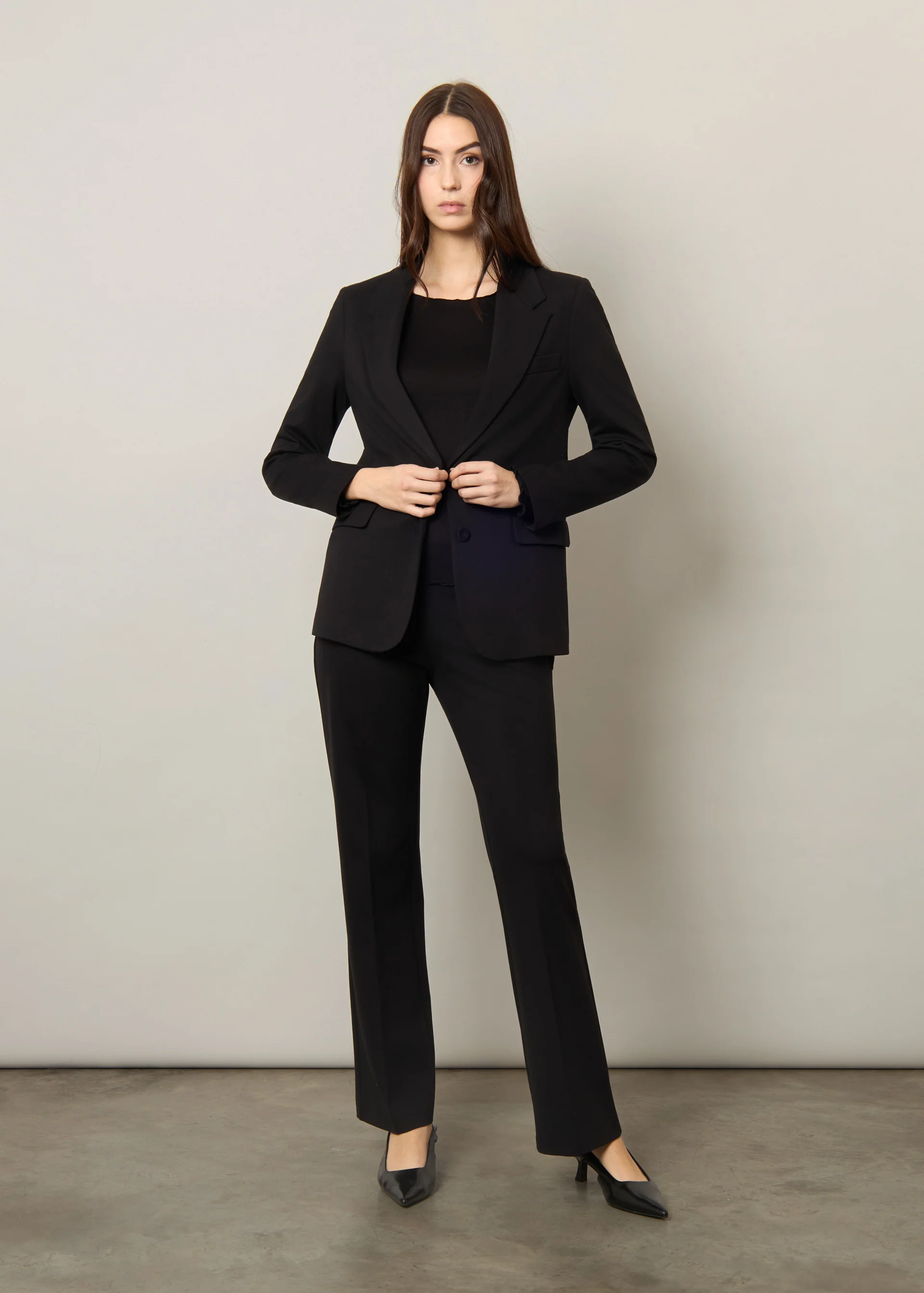 Blazer a due bottoni stretch - Image 4
