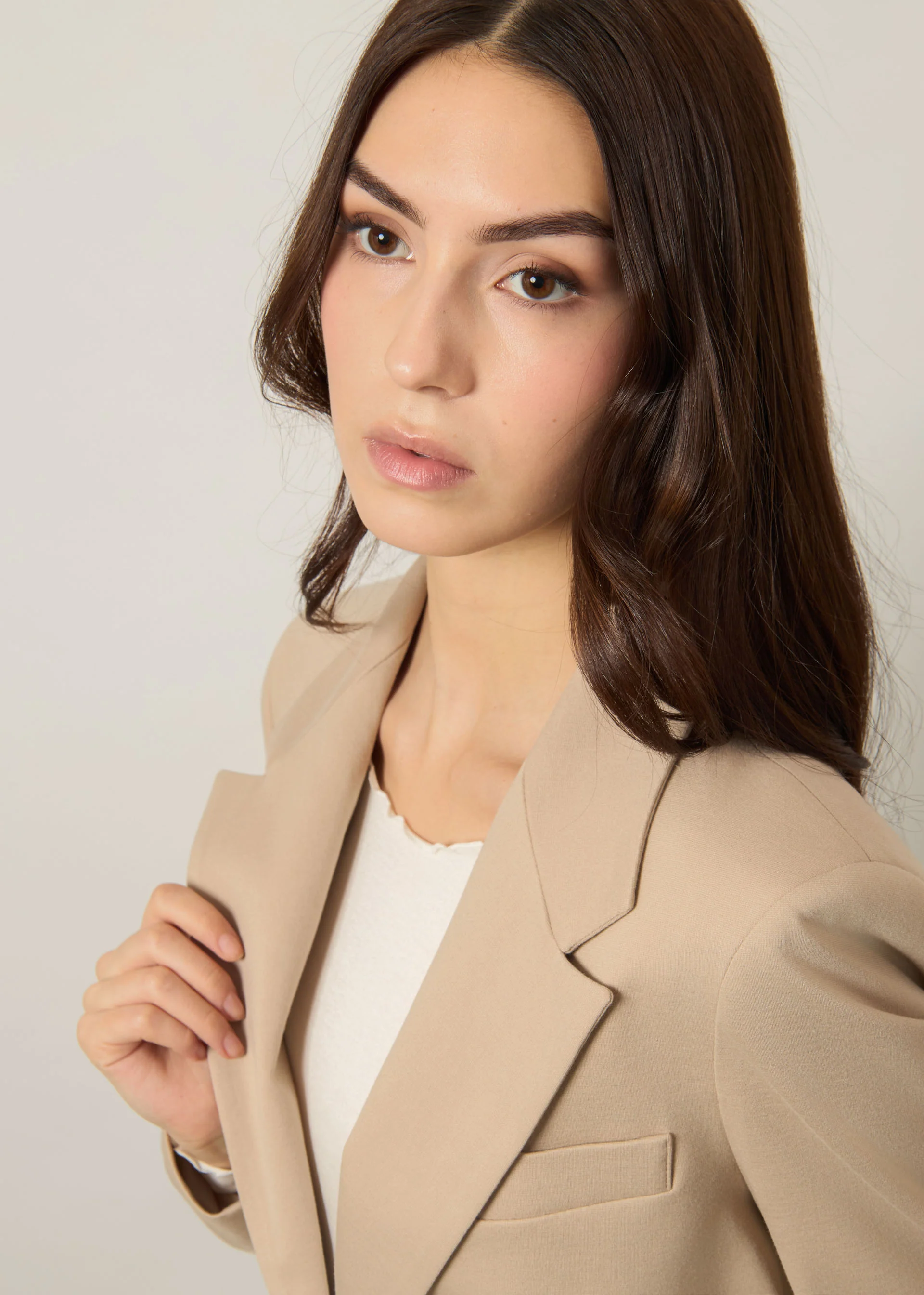 Blazer a due bottoni stretch - Image 9