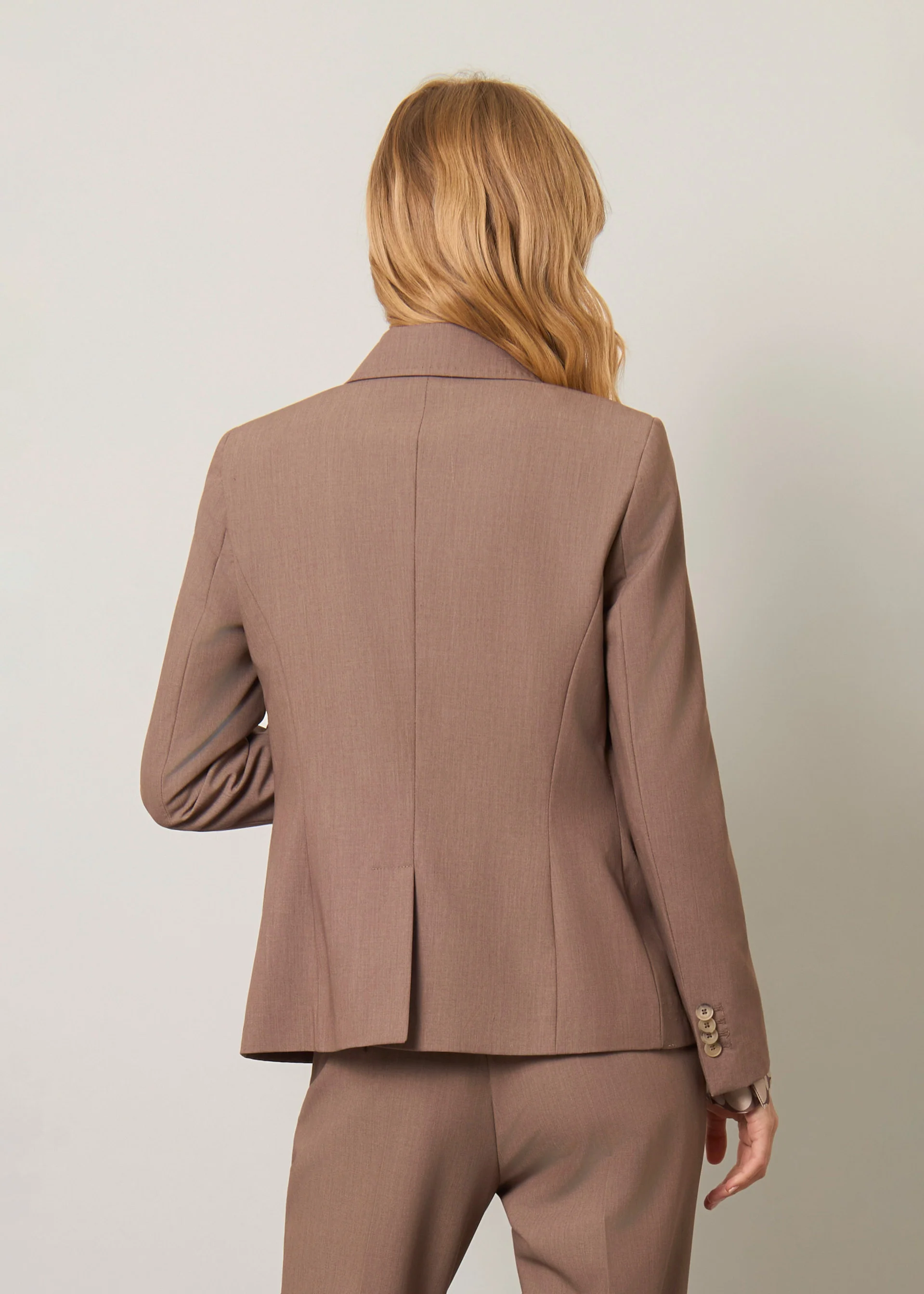 Blazer chiusura a un bottone stretch - Image 3