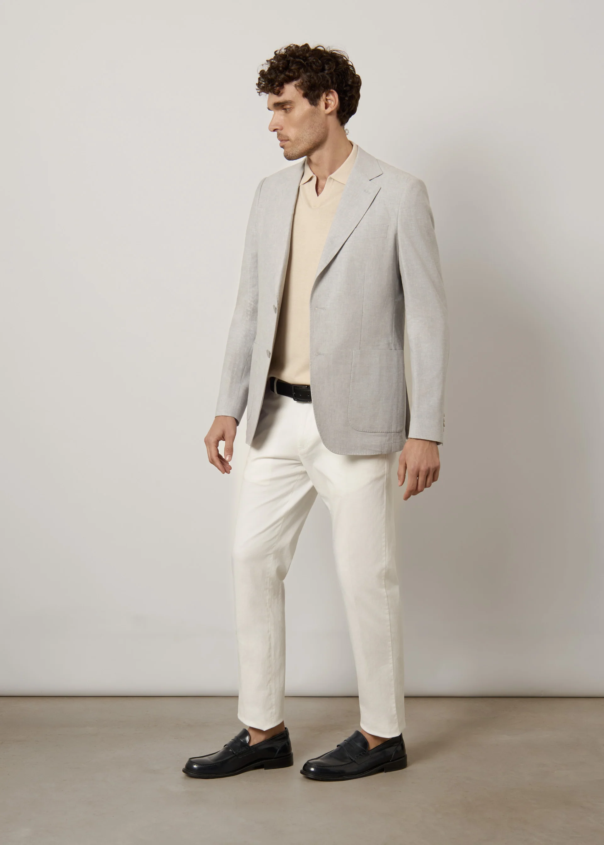 Blazer in lino e cotone - Image 3