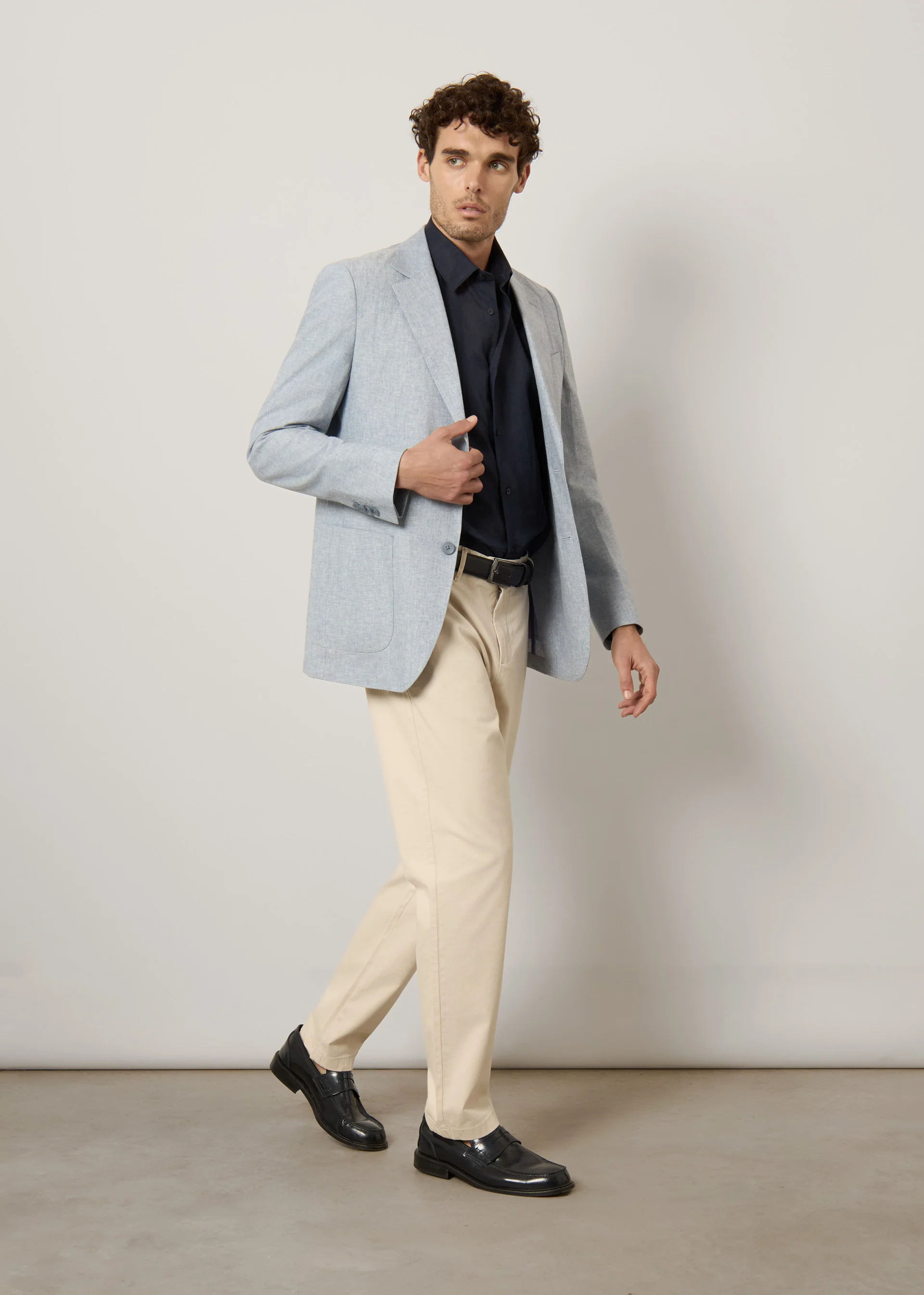 Blazer in lino e cotone - Image 6