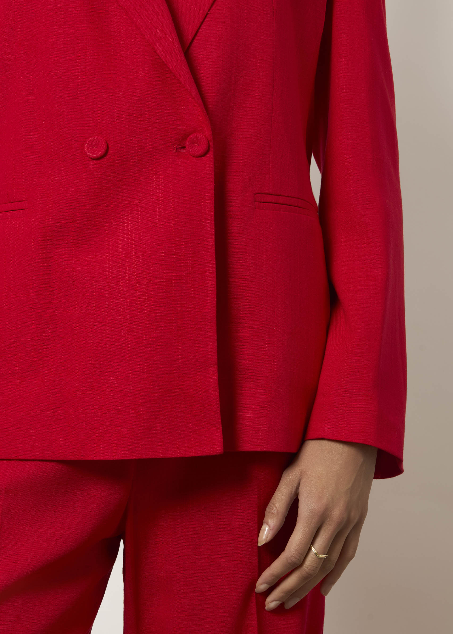 Blazer in misto lino - Image 4