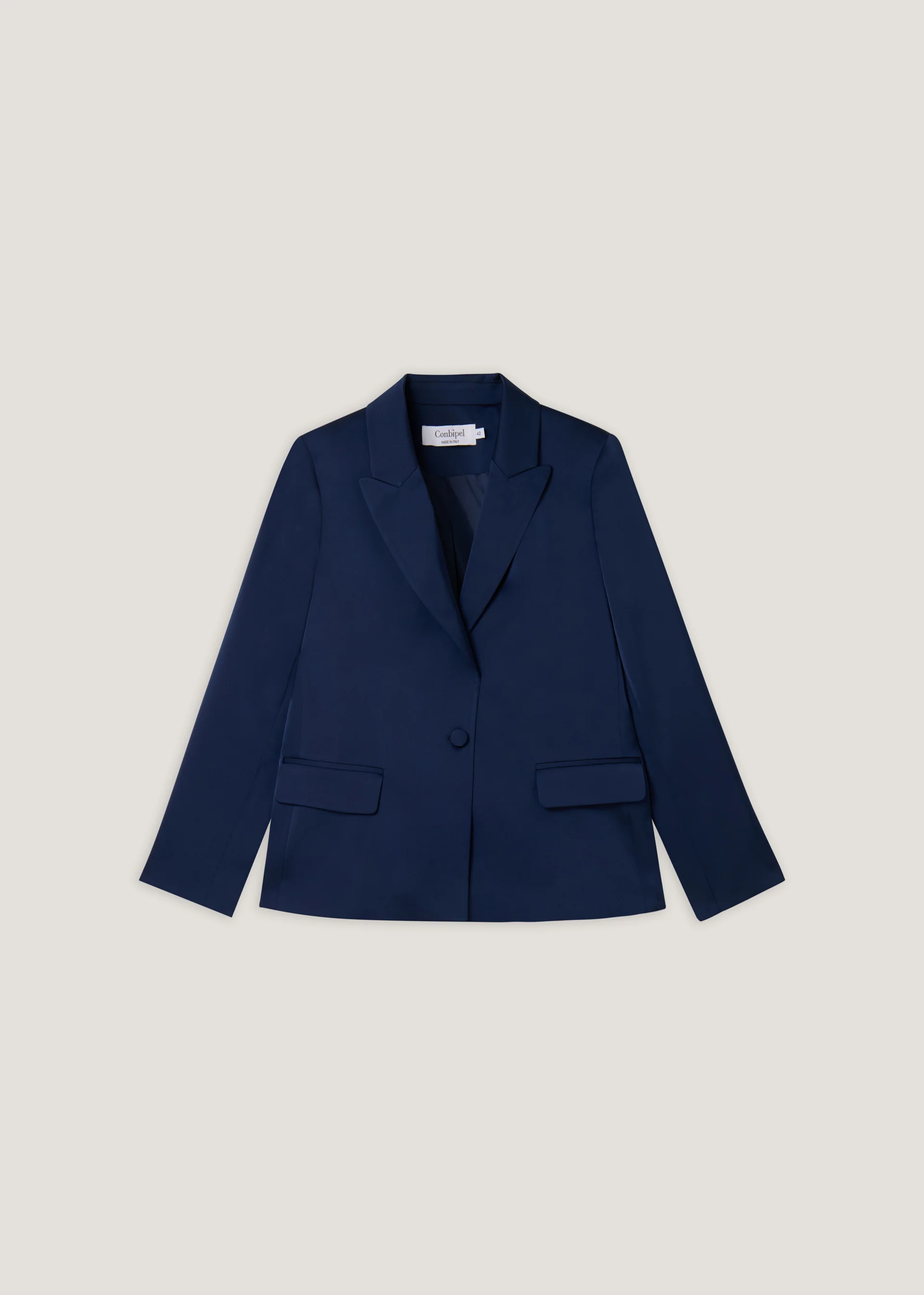 Blazer in satin - Image 11
