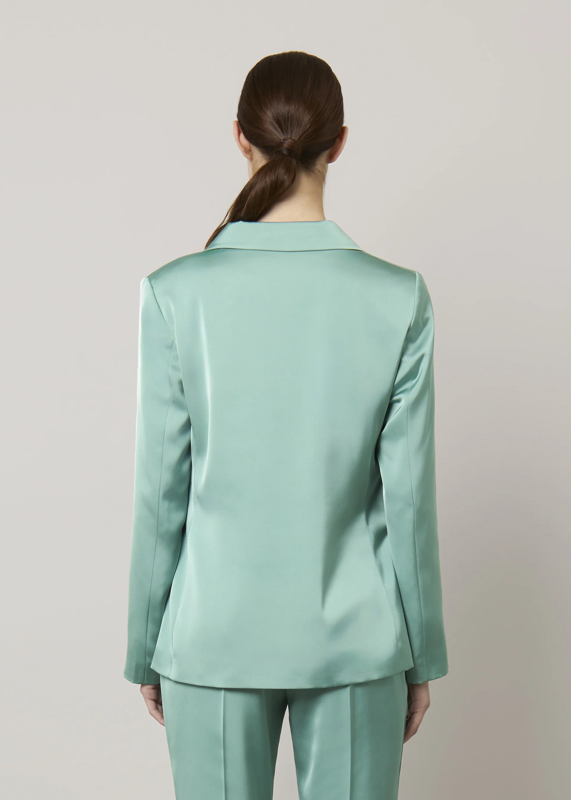 Blazer in satin - Image 5