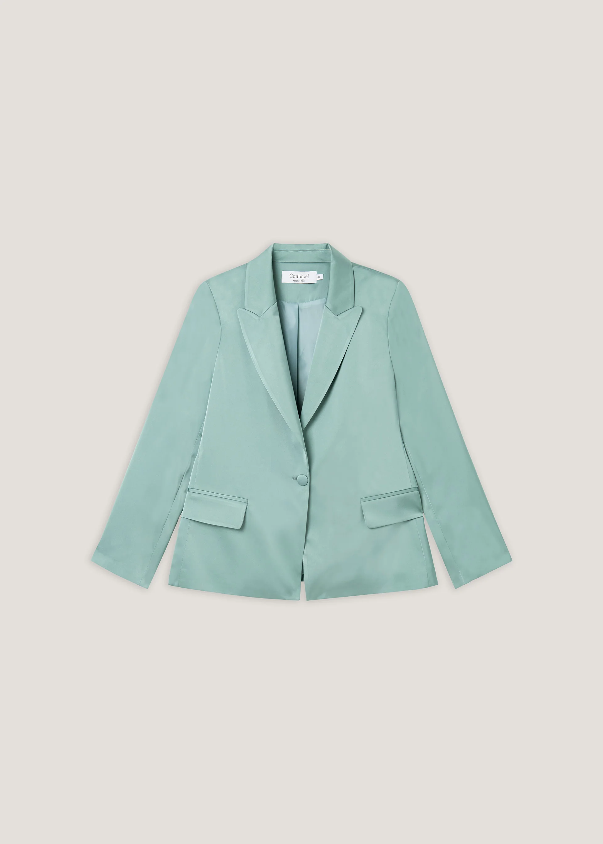 Blazer in satin - Image 6
