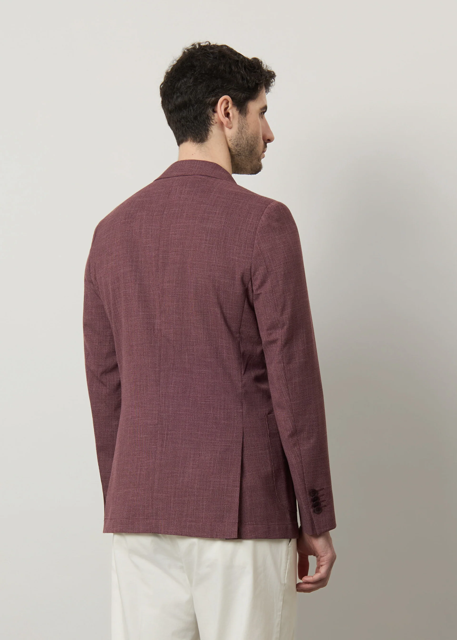 Blazer micro fantasia pie de poule - Image 3