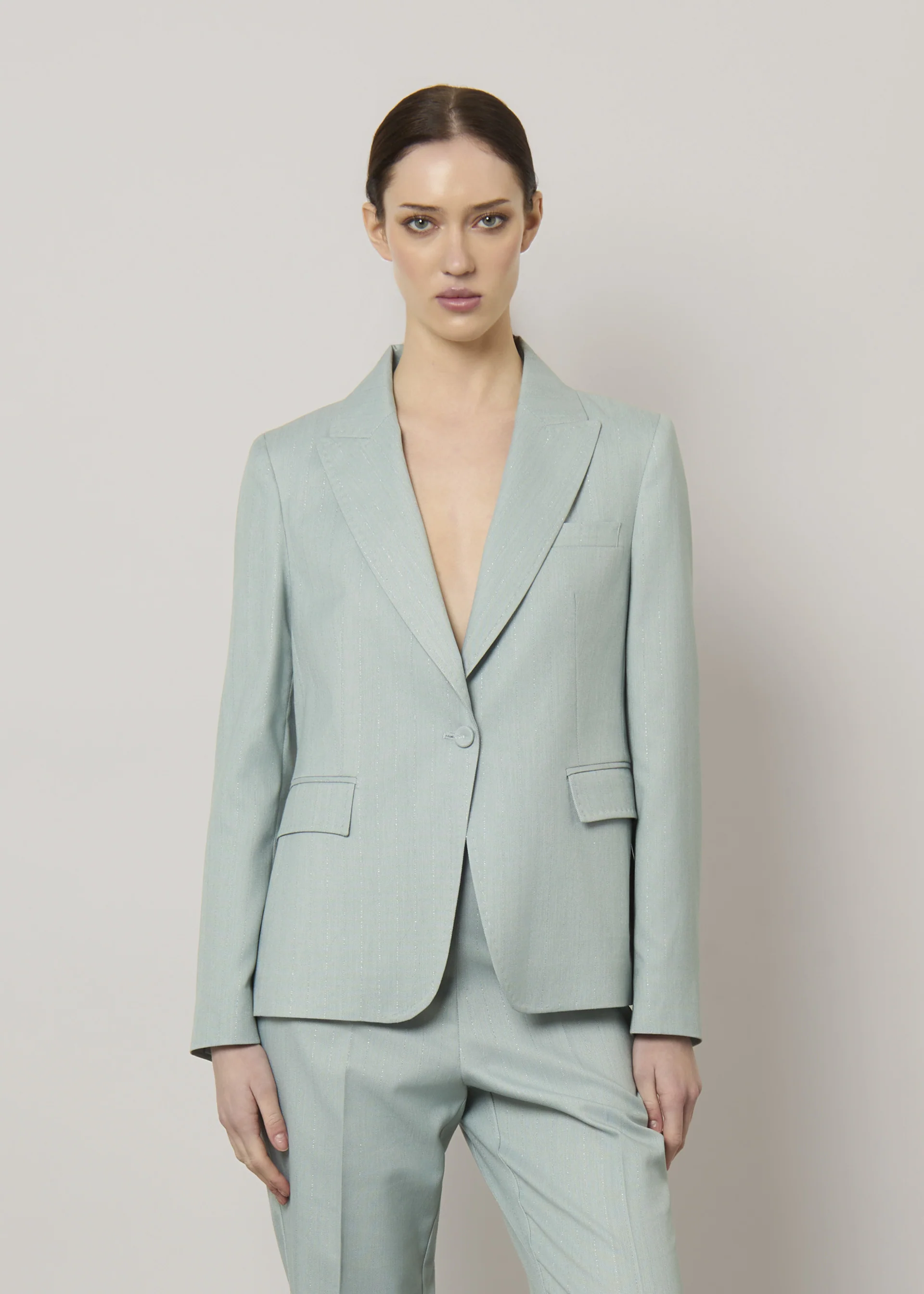 Blazer monopetto gessato - Image 3