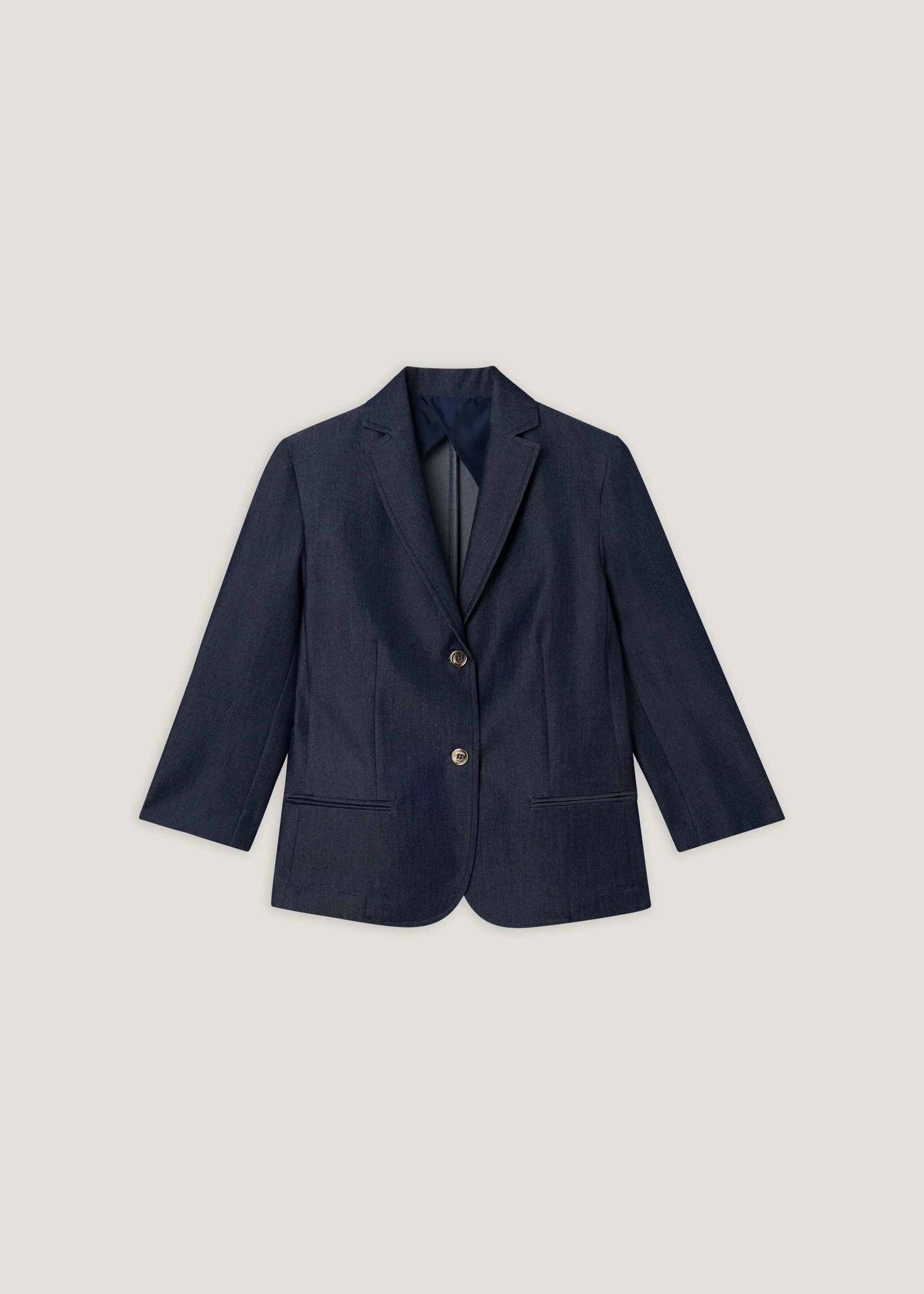 Blazer monopetto in jeans - Image 5