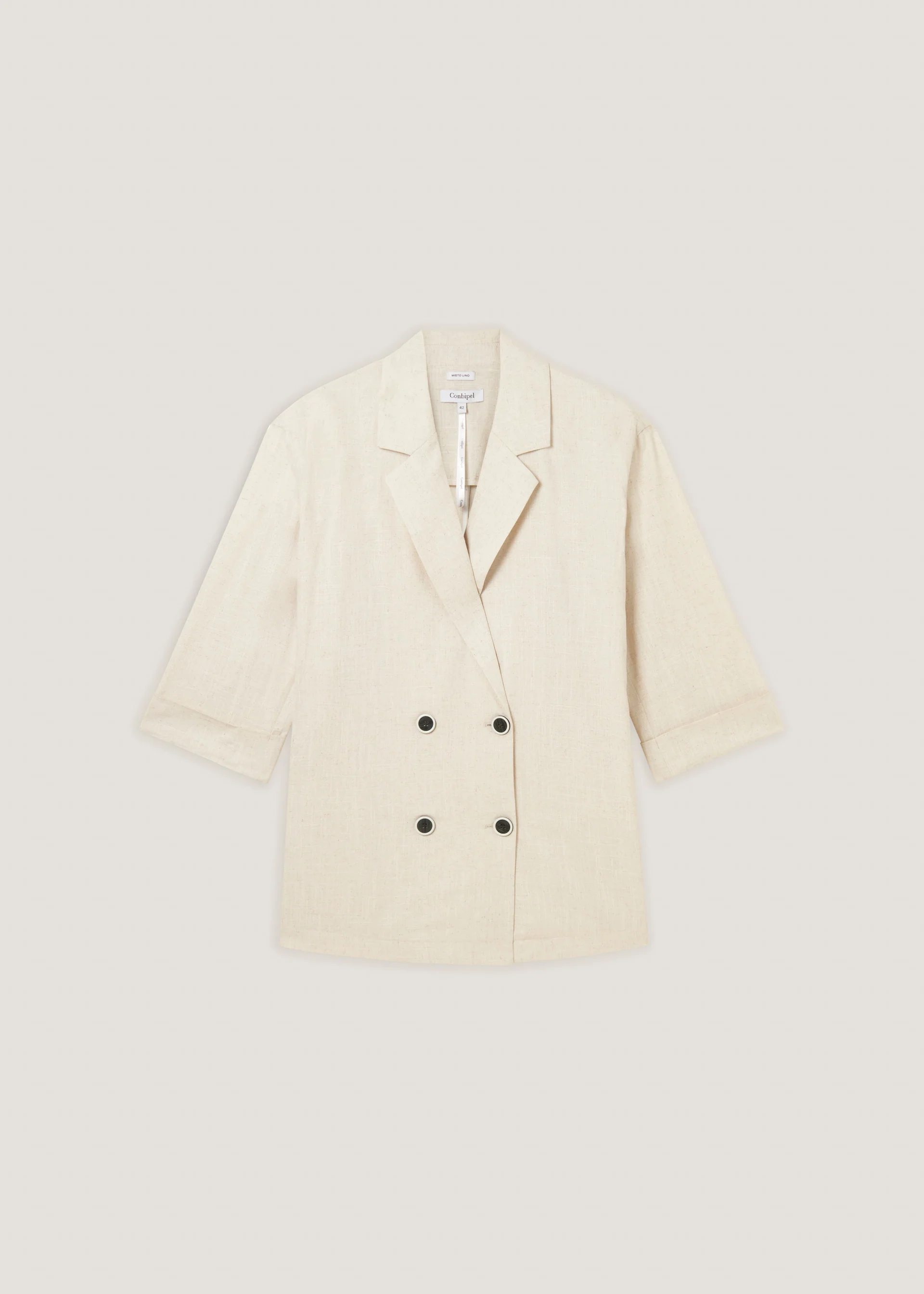 Blazer over in misto lino - Image 5