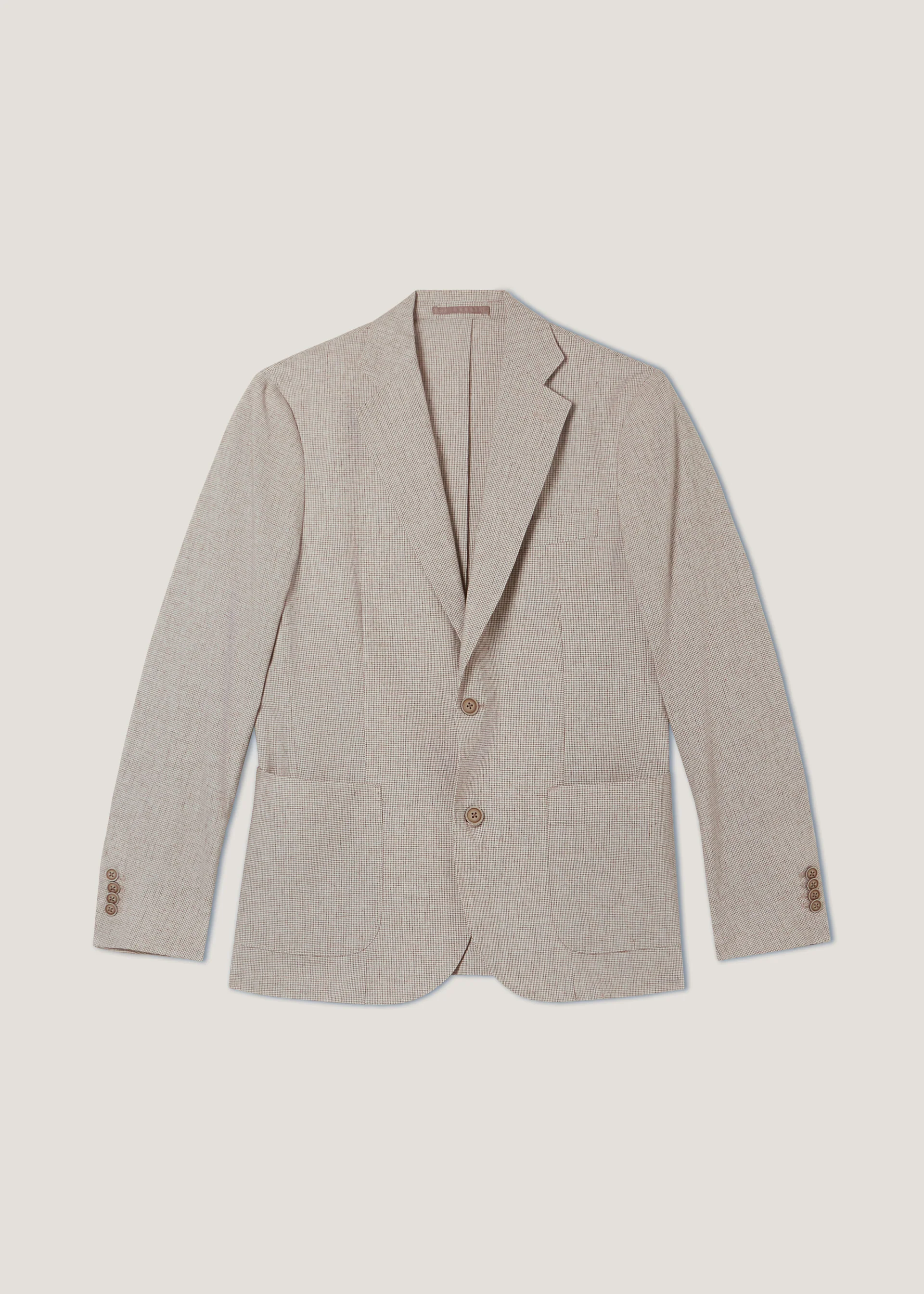 Blazer pied de poule lino - Image 5