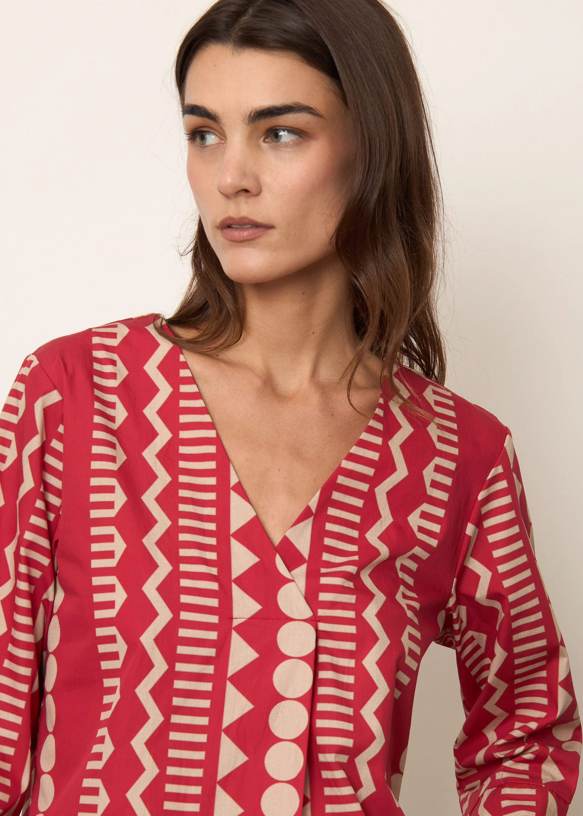 Blusa in cotone stampato - Image 4