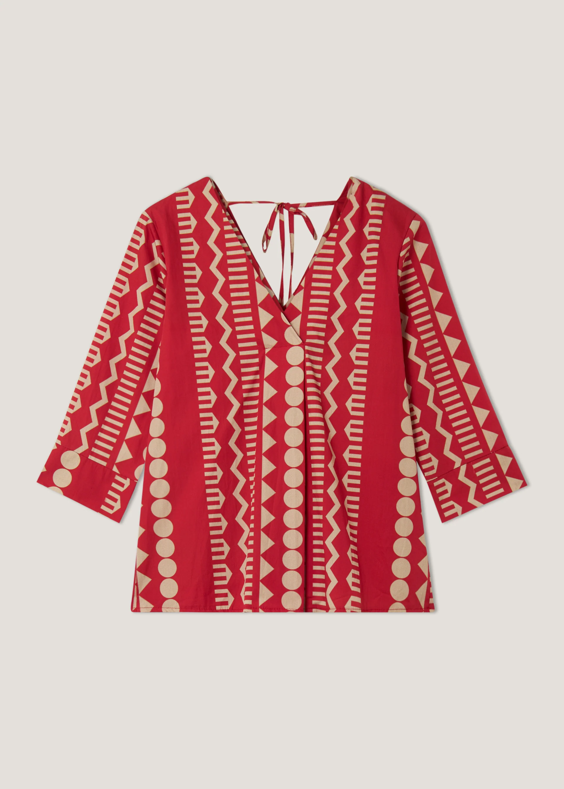 Blusa in cotone stampato - Image 5