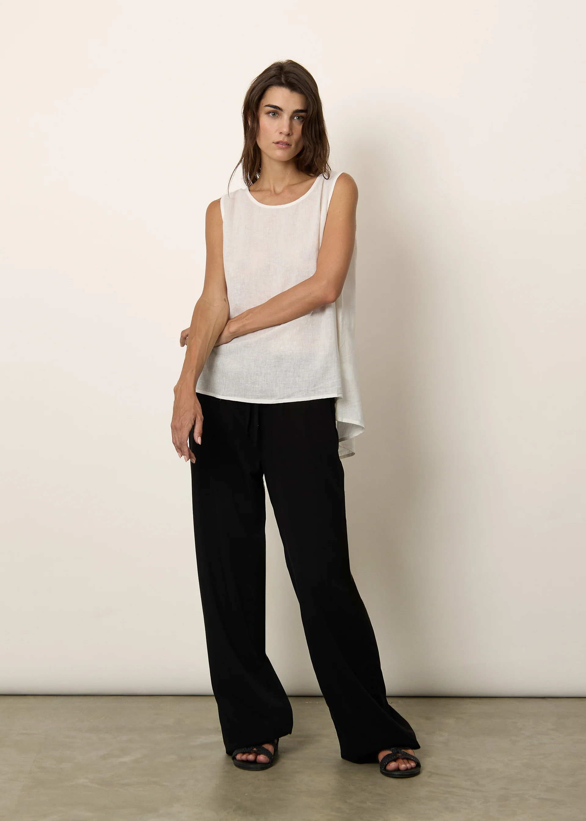 Blusa in misto lino - Image 2