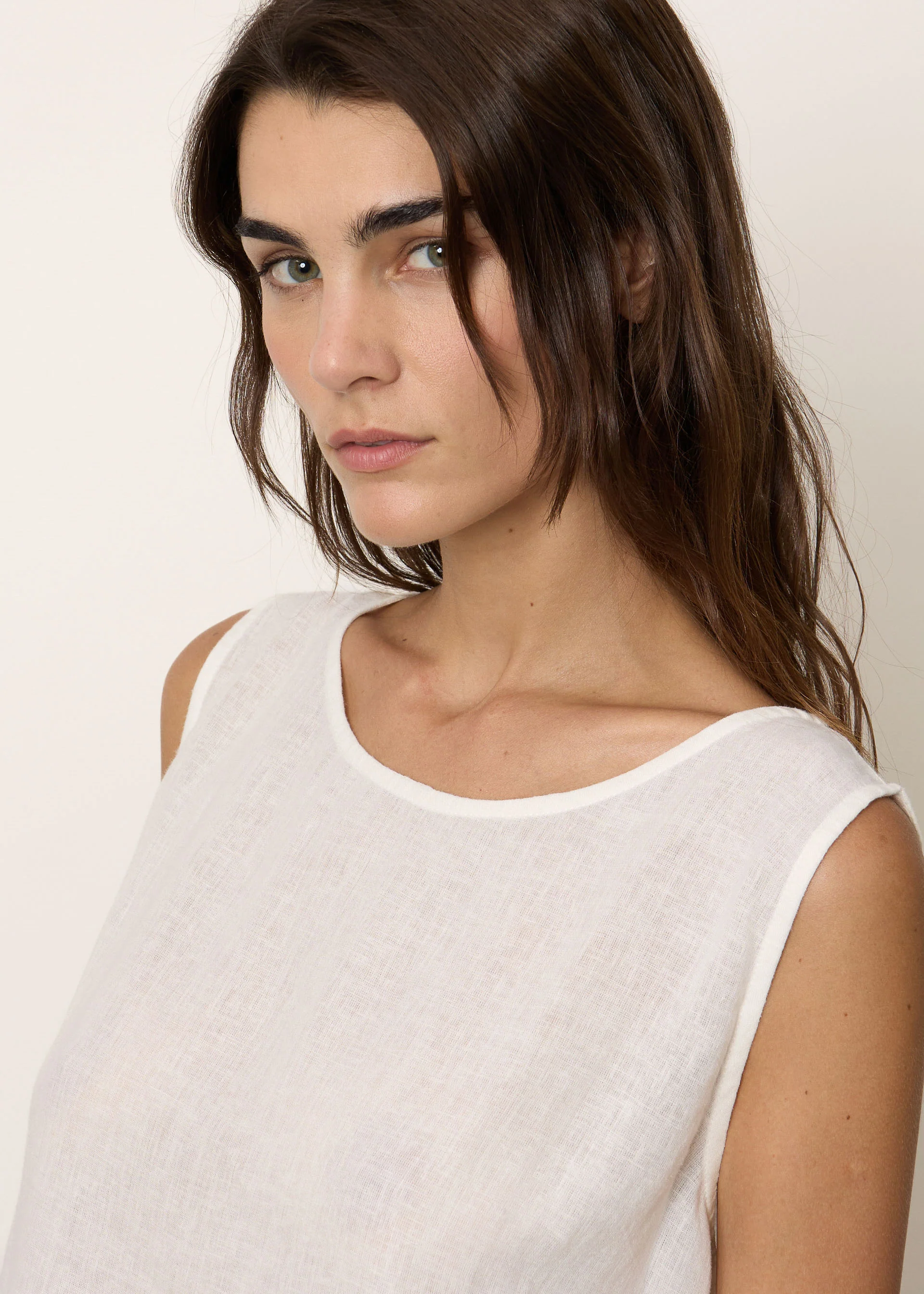 Blusa in misto lino - Image 4