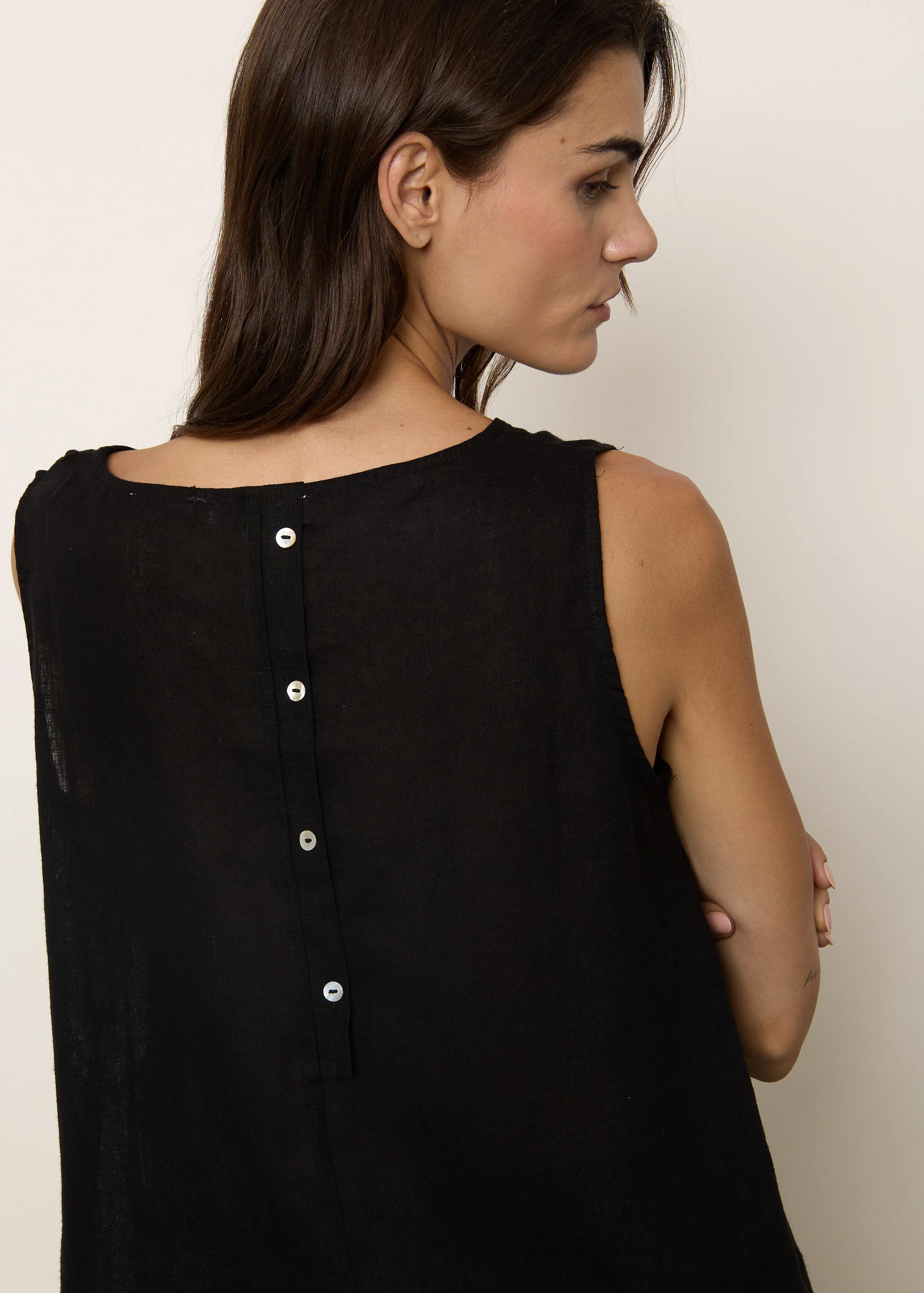 Blusa in misto lino - Image 9
