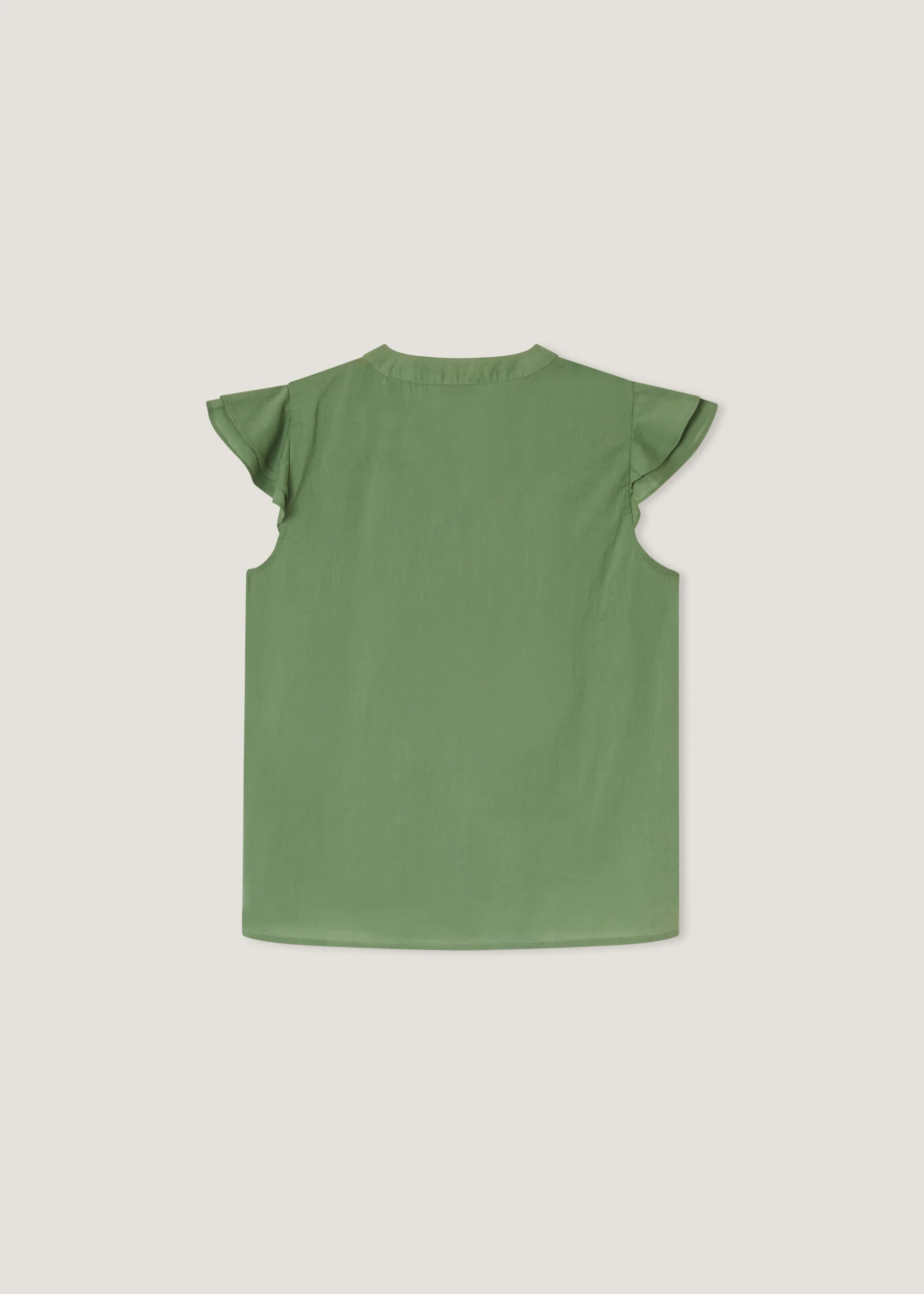 Blusa in puro cotone con rouches - Image 2
