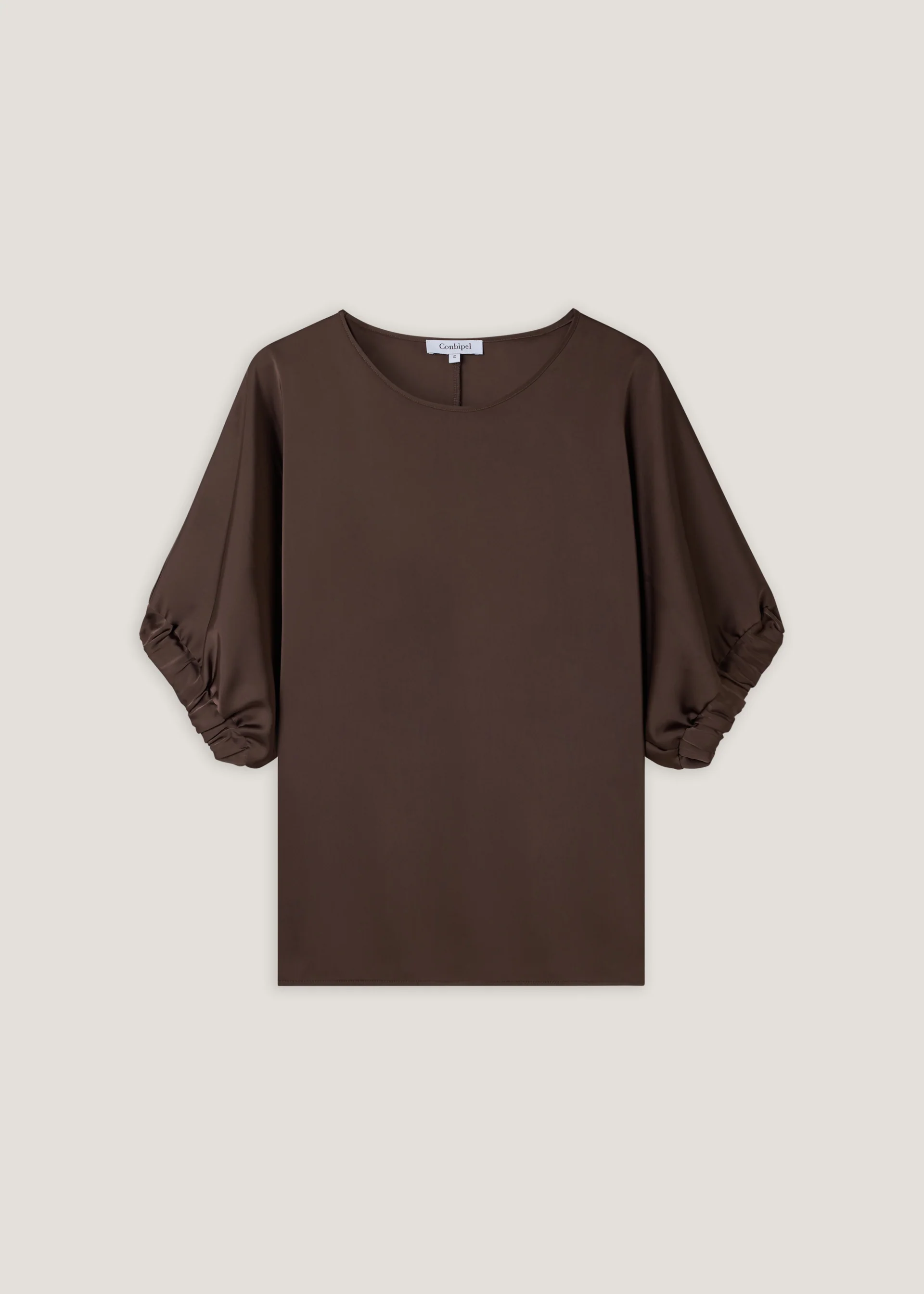 Blusa in satin kimono shape - Image 5