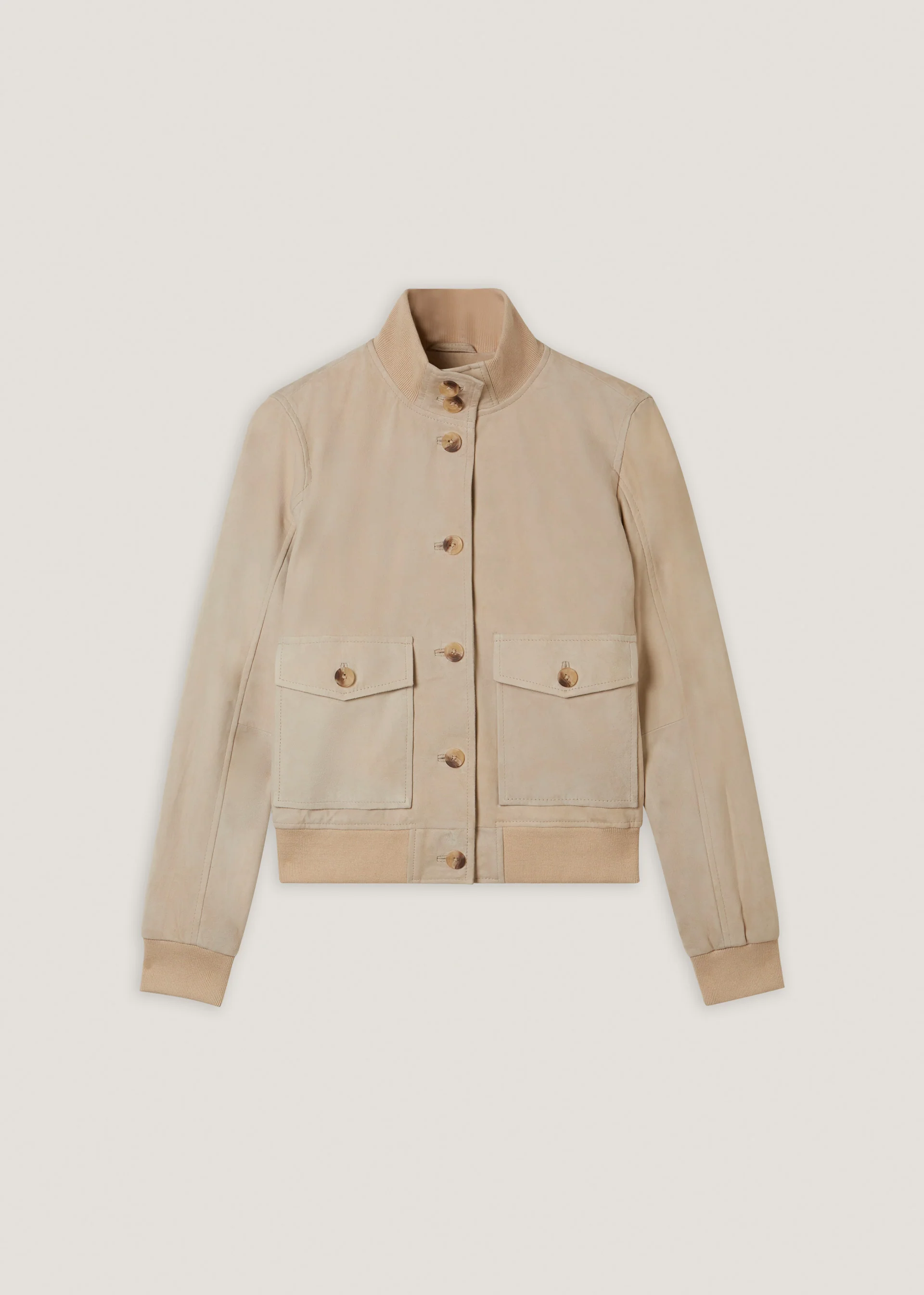 Bomber in vera pelle scamosciata - Image 8
