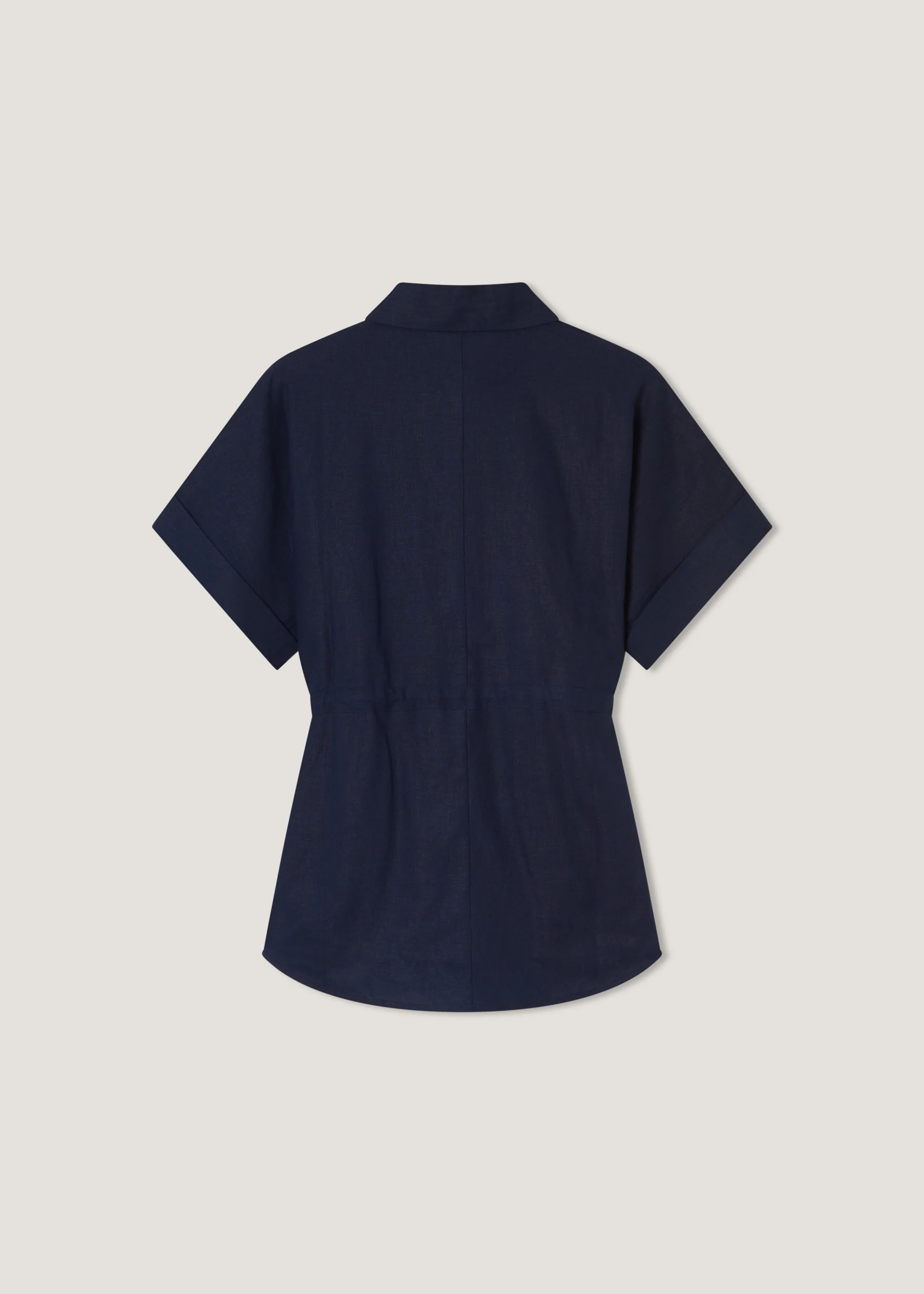 Camicia a kimono in misto lino - Image 6