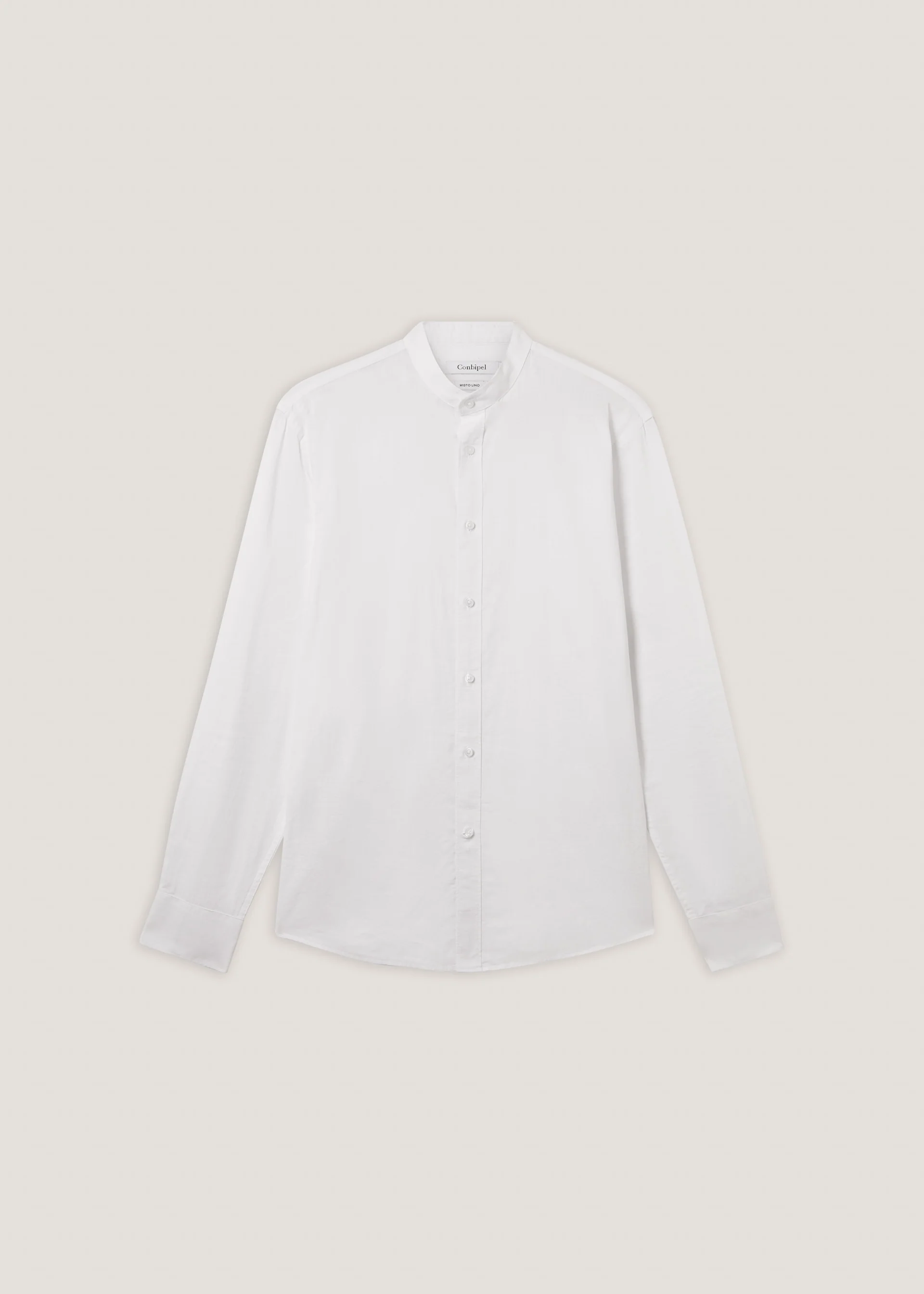 Camicia alla coreana in lino e cotone - Image 5