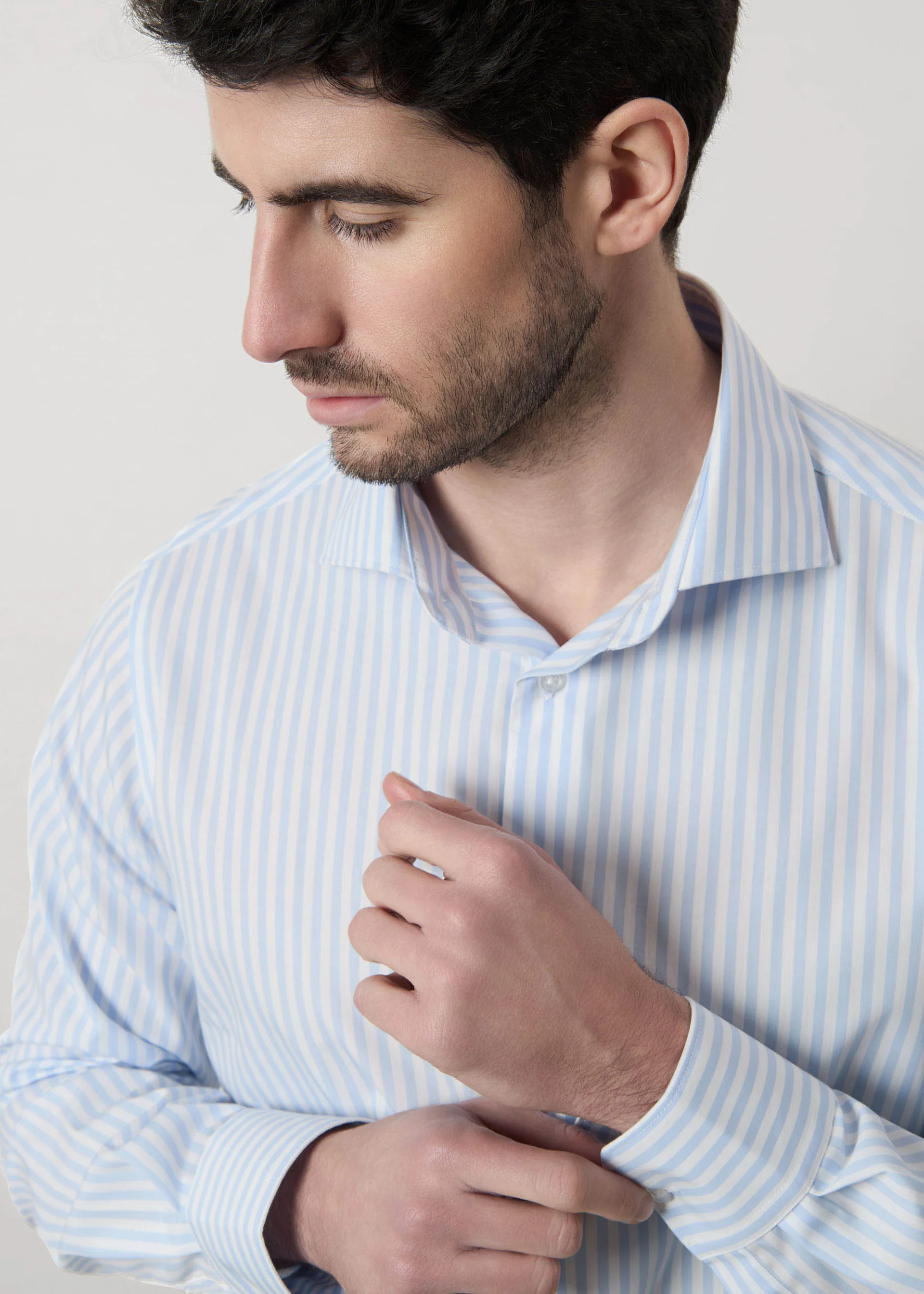 Camicia easy care slim fit a righe - Image 4