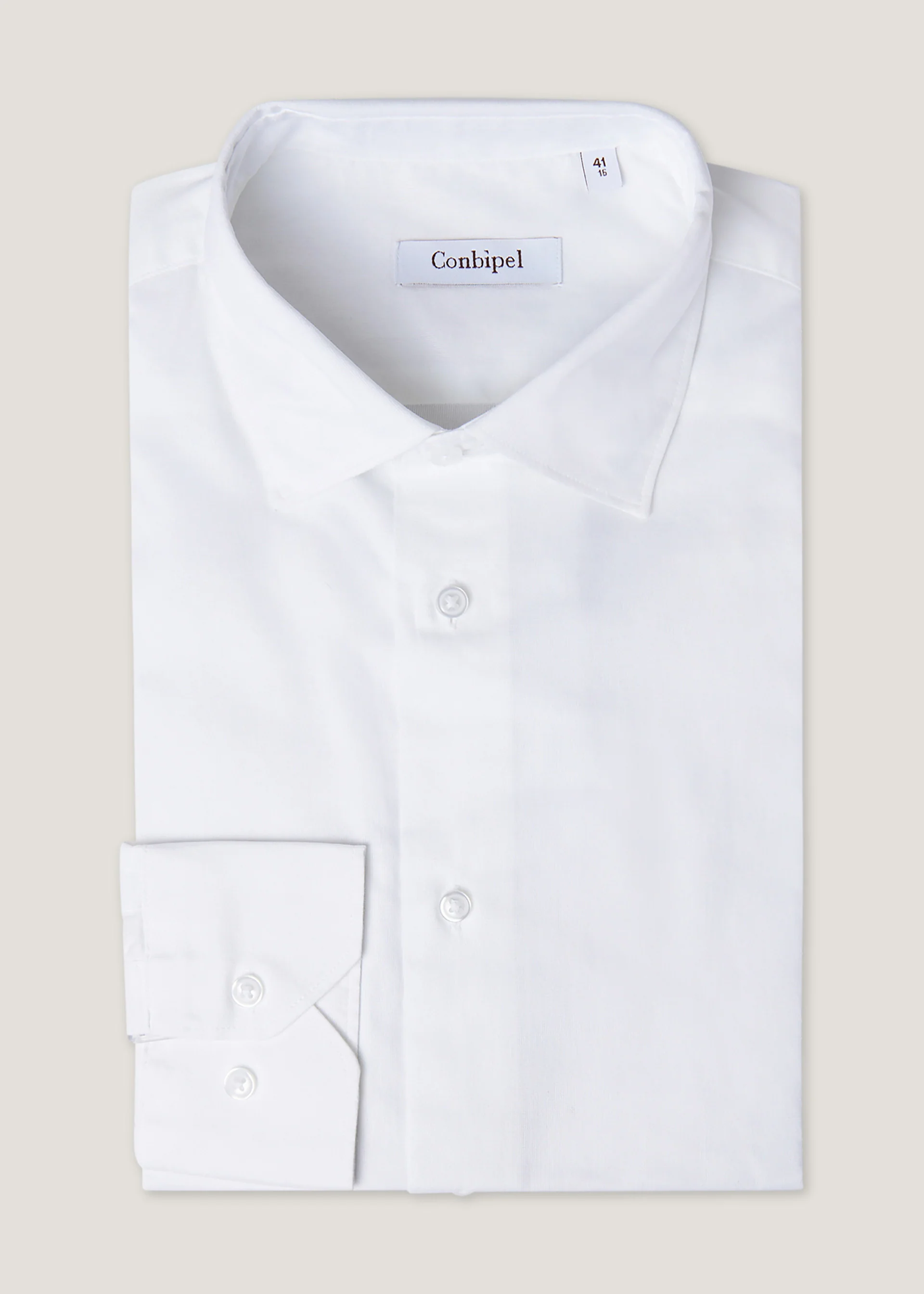 Camicia fil a fil regular - Image 10