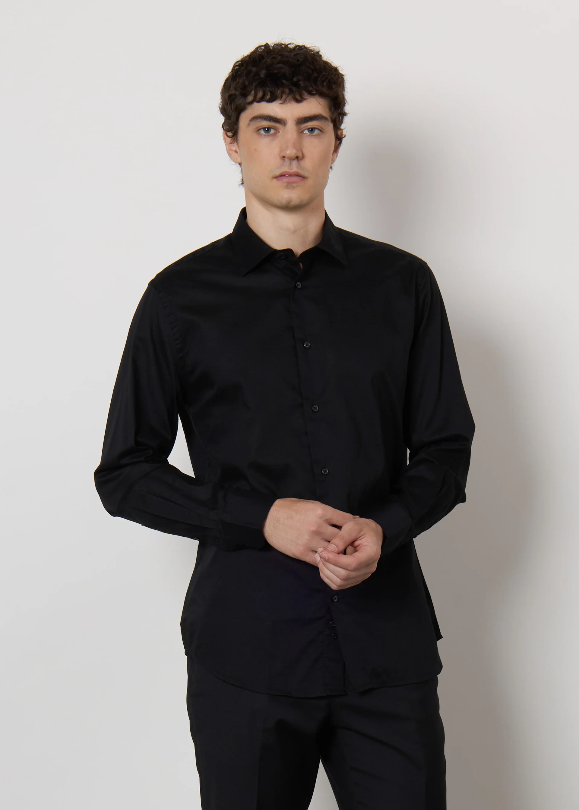 Camicia fil a fil regular - Image 11