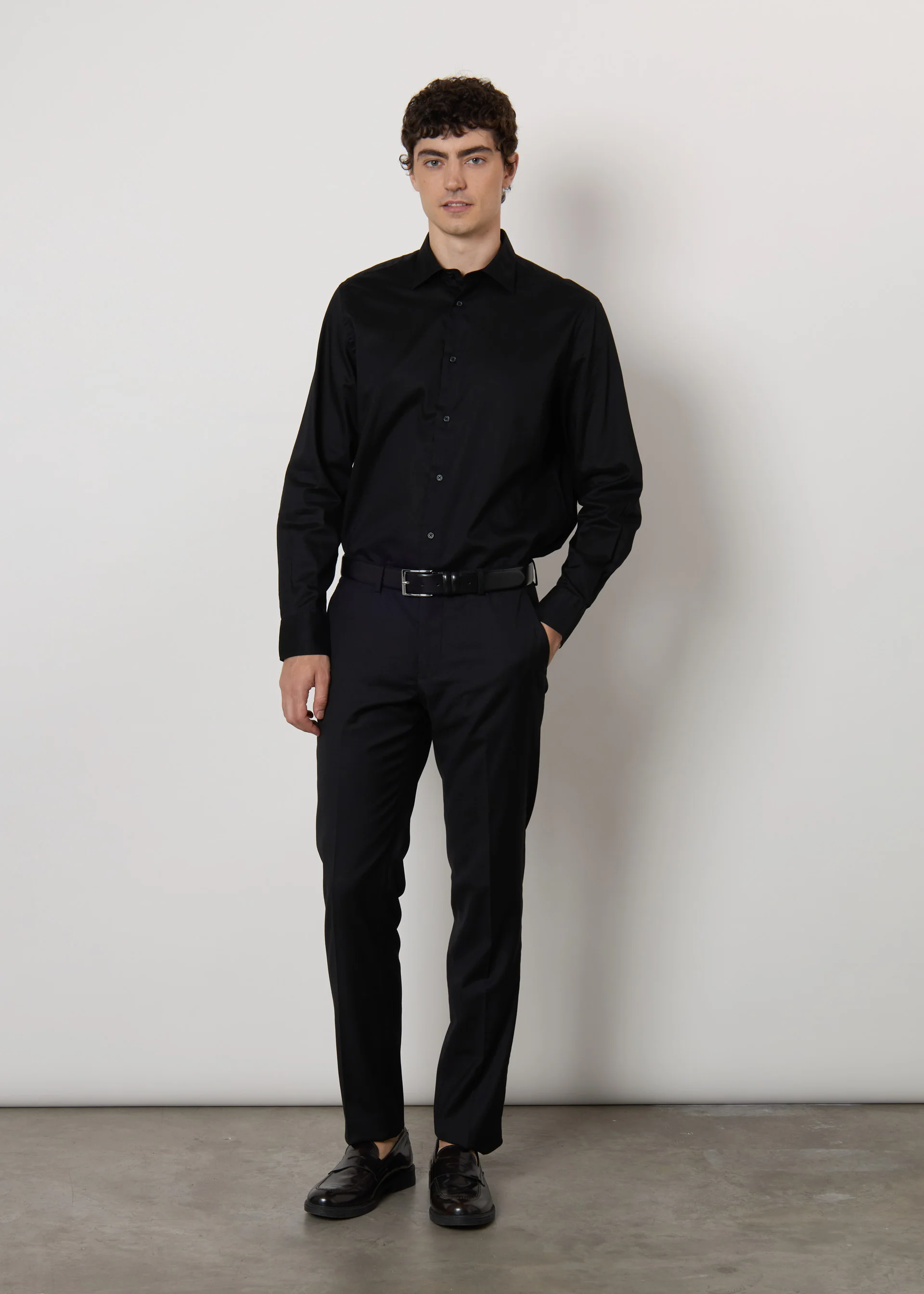 Camicia fil a fil regular - Image 12