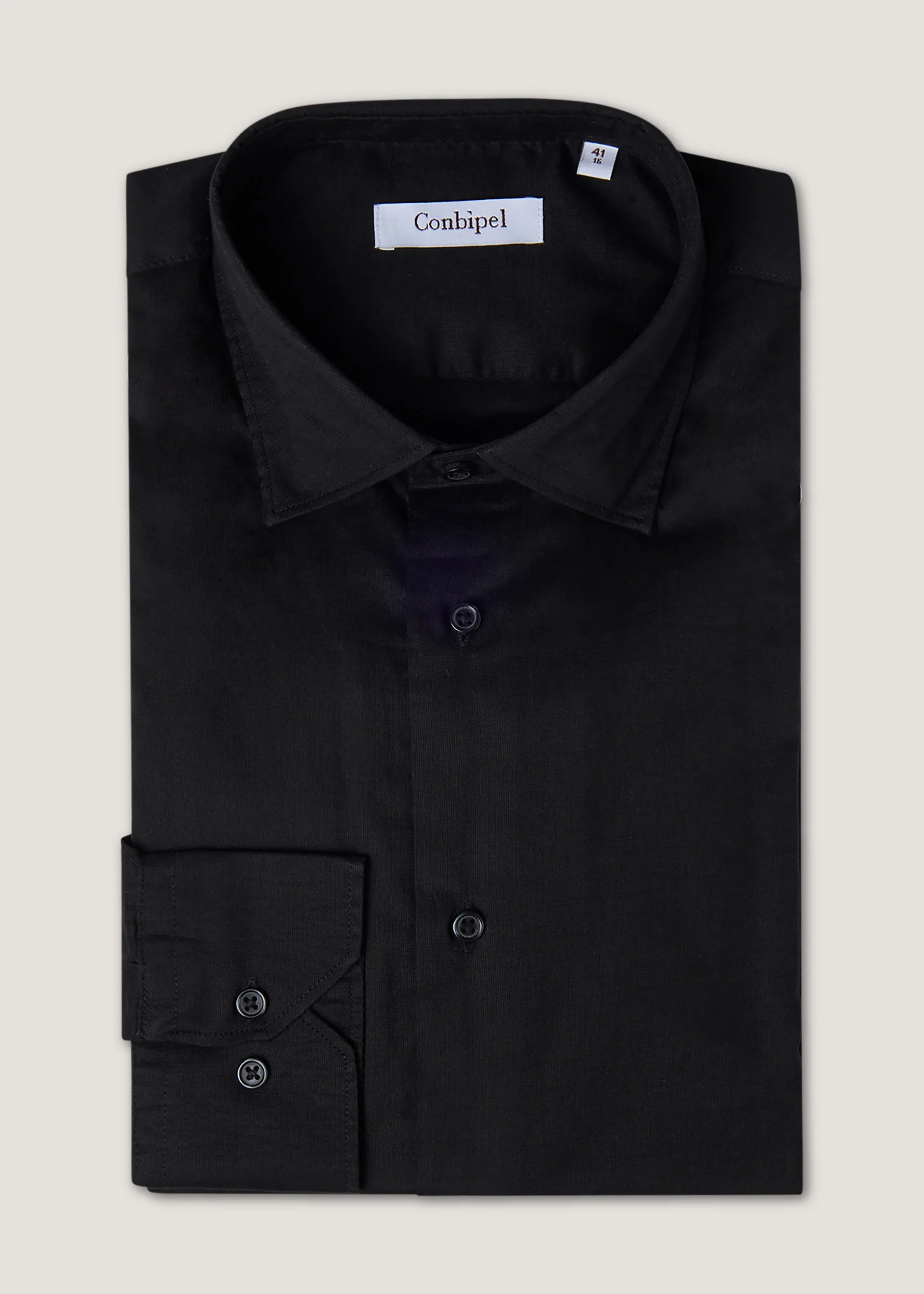 Camicia fil a fil regular - Image 15