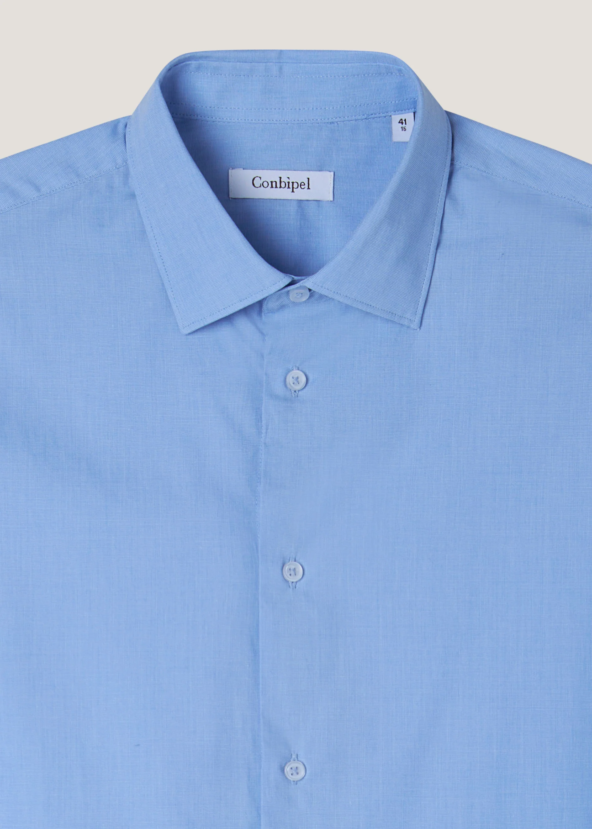 Camicia fil a fil regular - Image 19