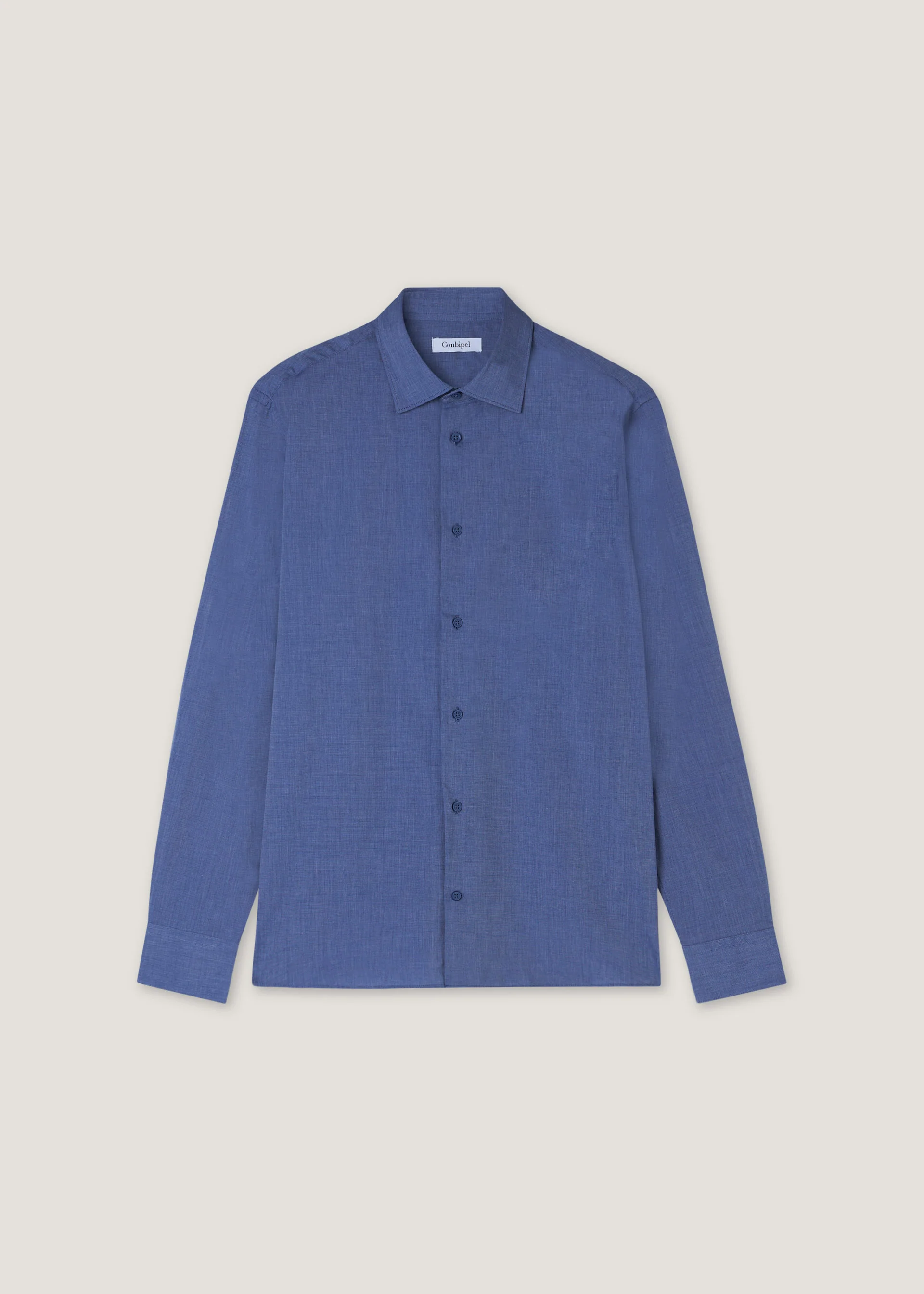 Camicia fil a fil regular - Image 21