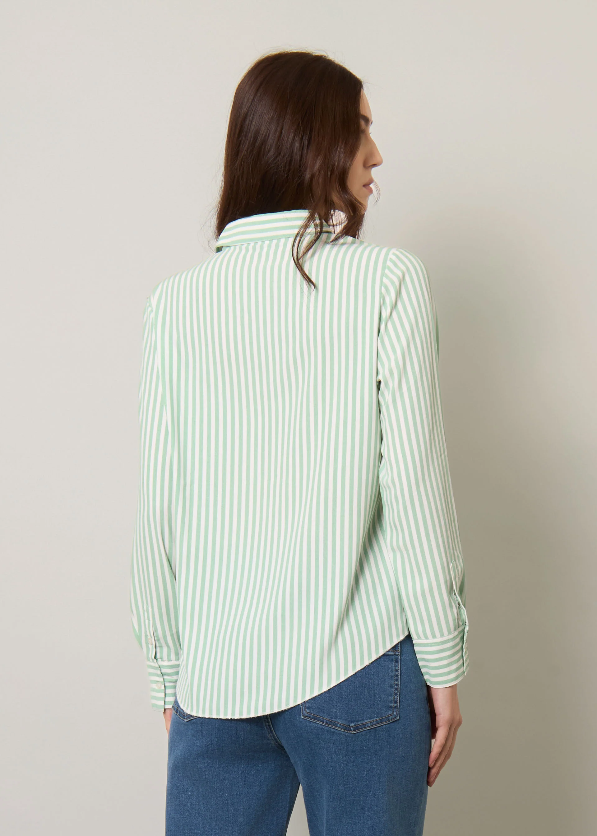 Camicia fluida a righe - Image 3