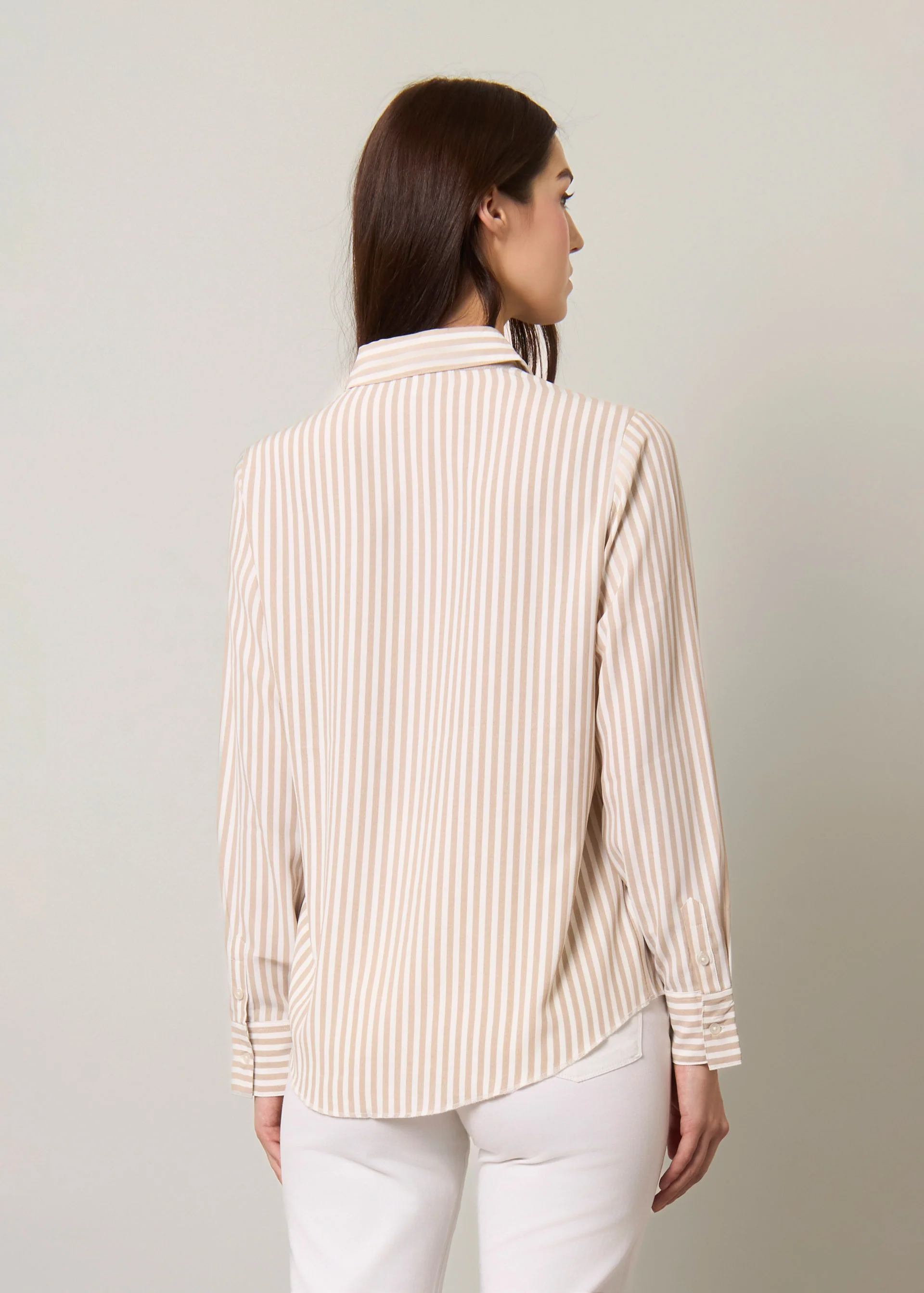 Camicia fluida a righe - Image 8