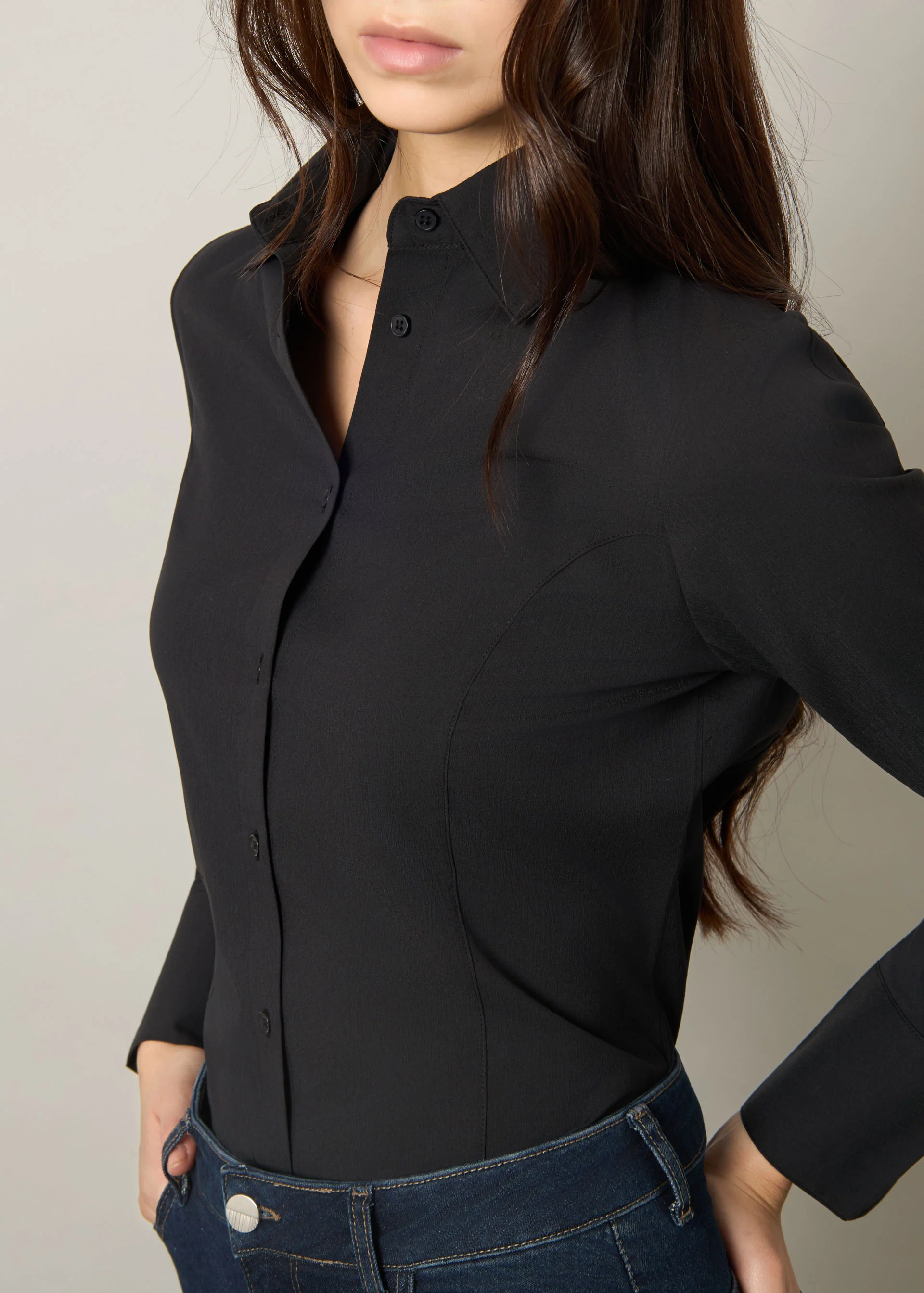Camicia in cotone stretch - Image 11