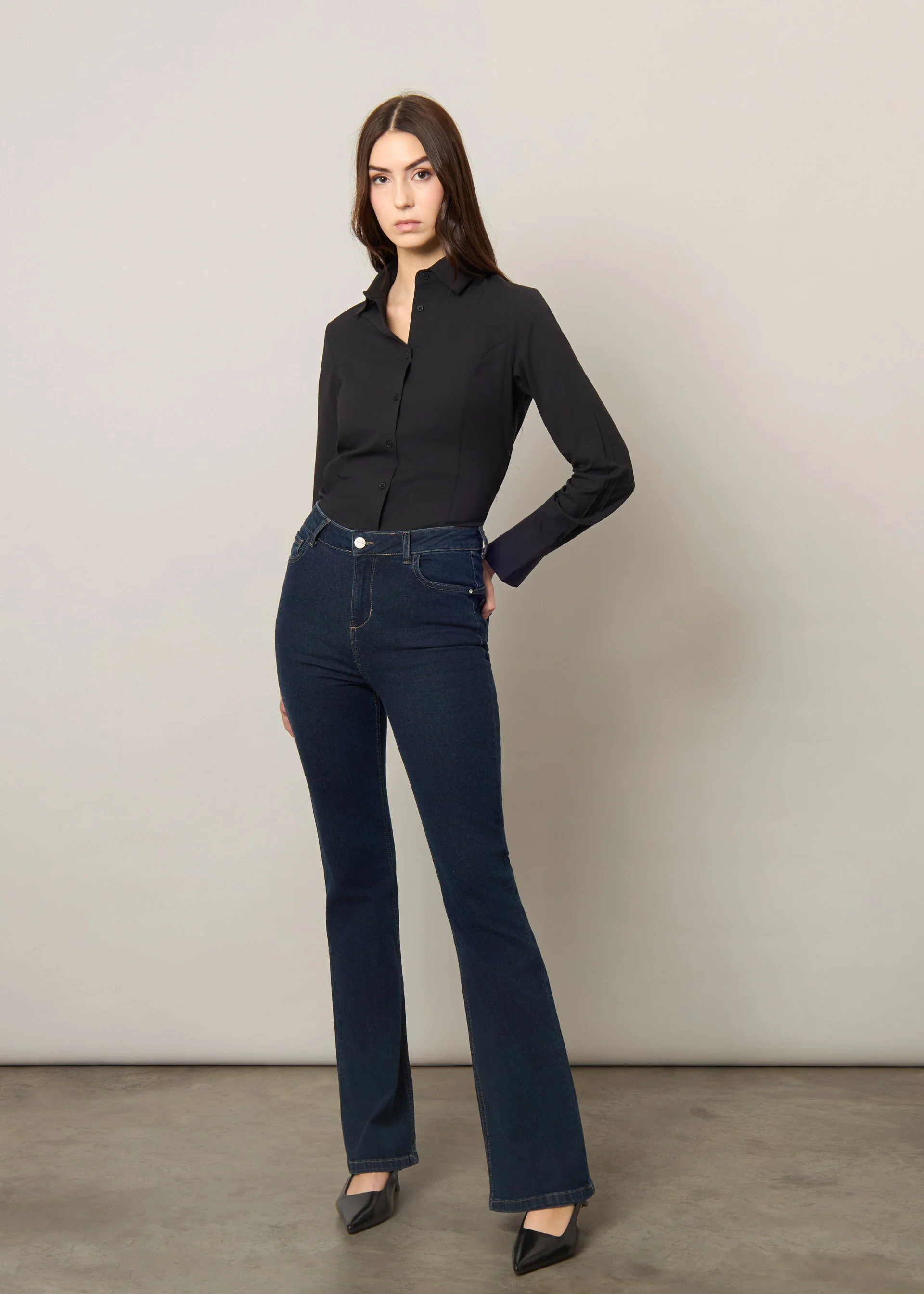 Camicia in cotone stretch - Image 14