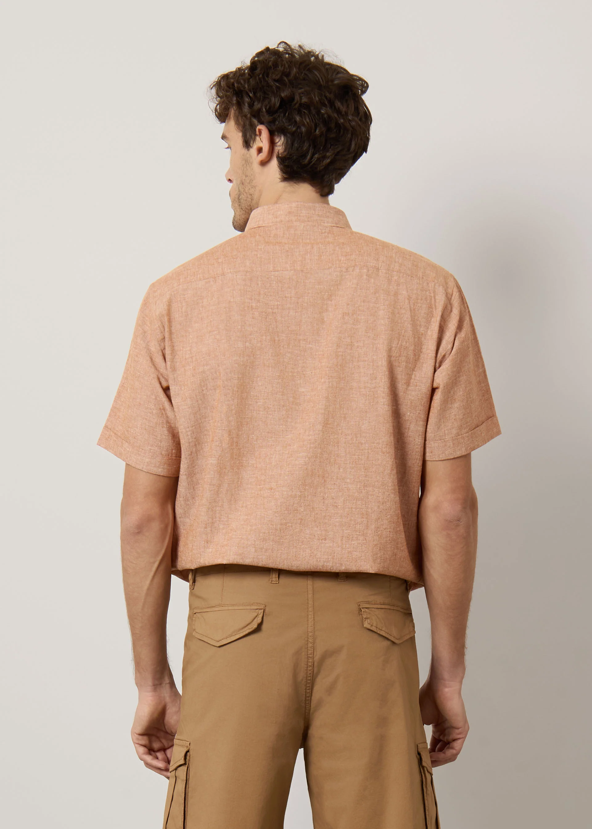Camicia in lino e cotone - Image 19