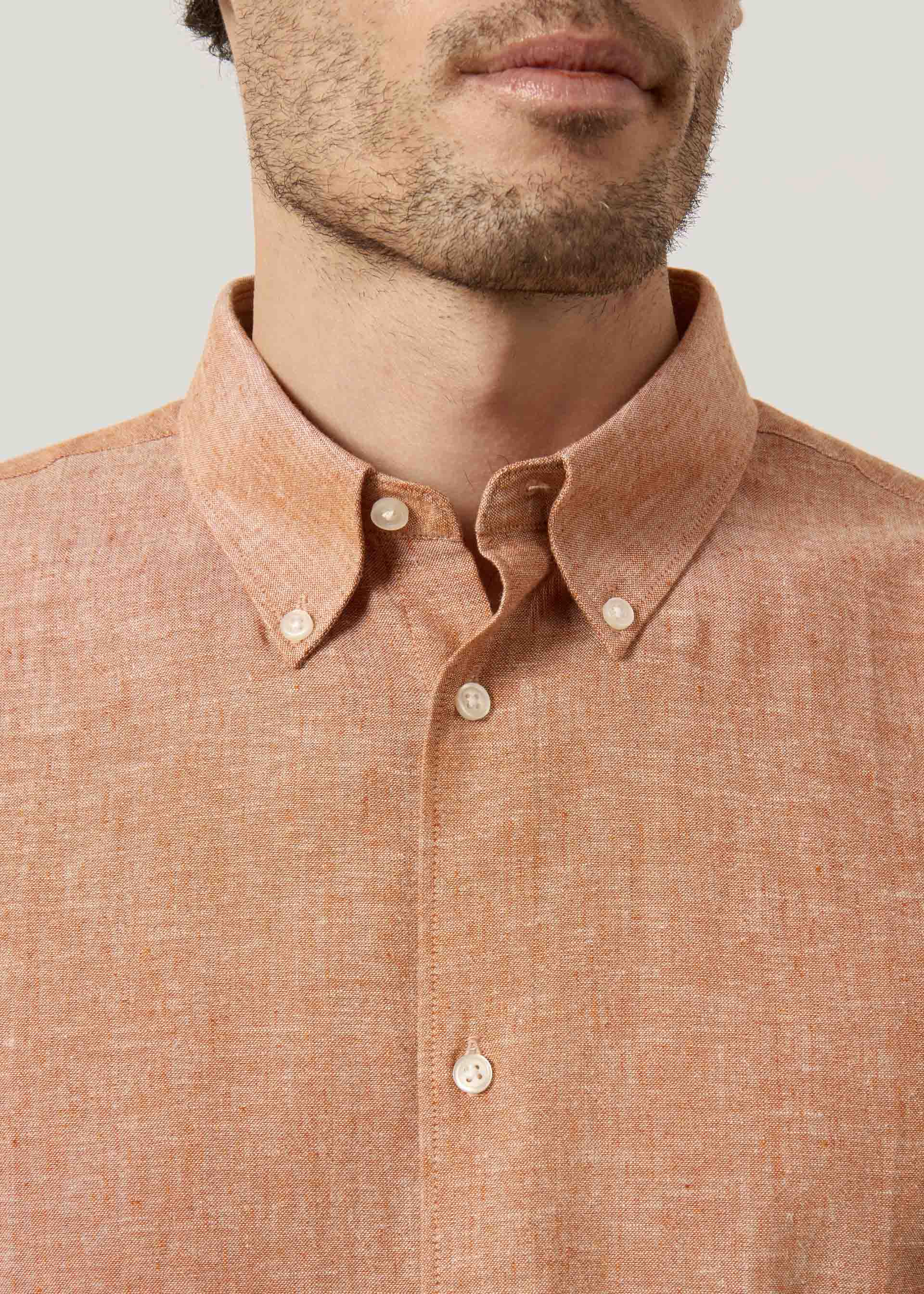 Camicia in lino e cotone - Image 20