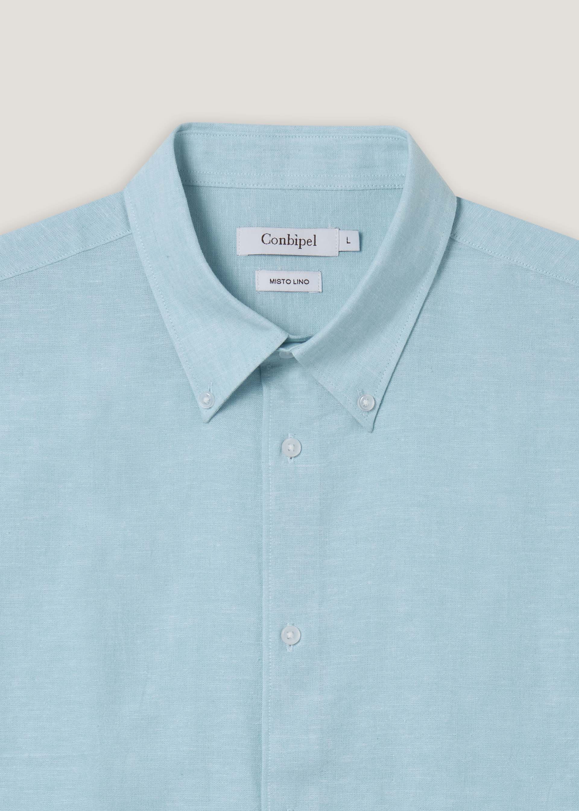 Camicia in lino e cotone - Image 24