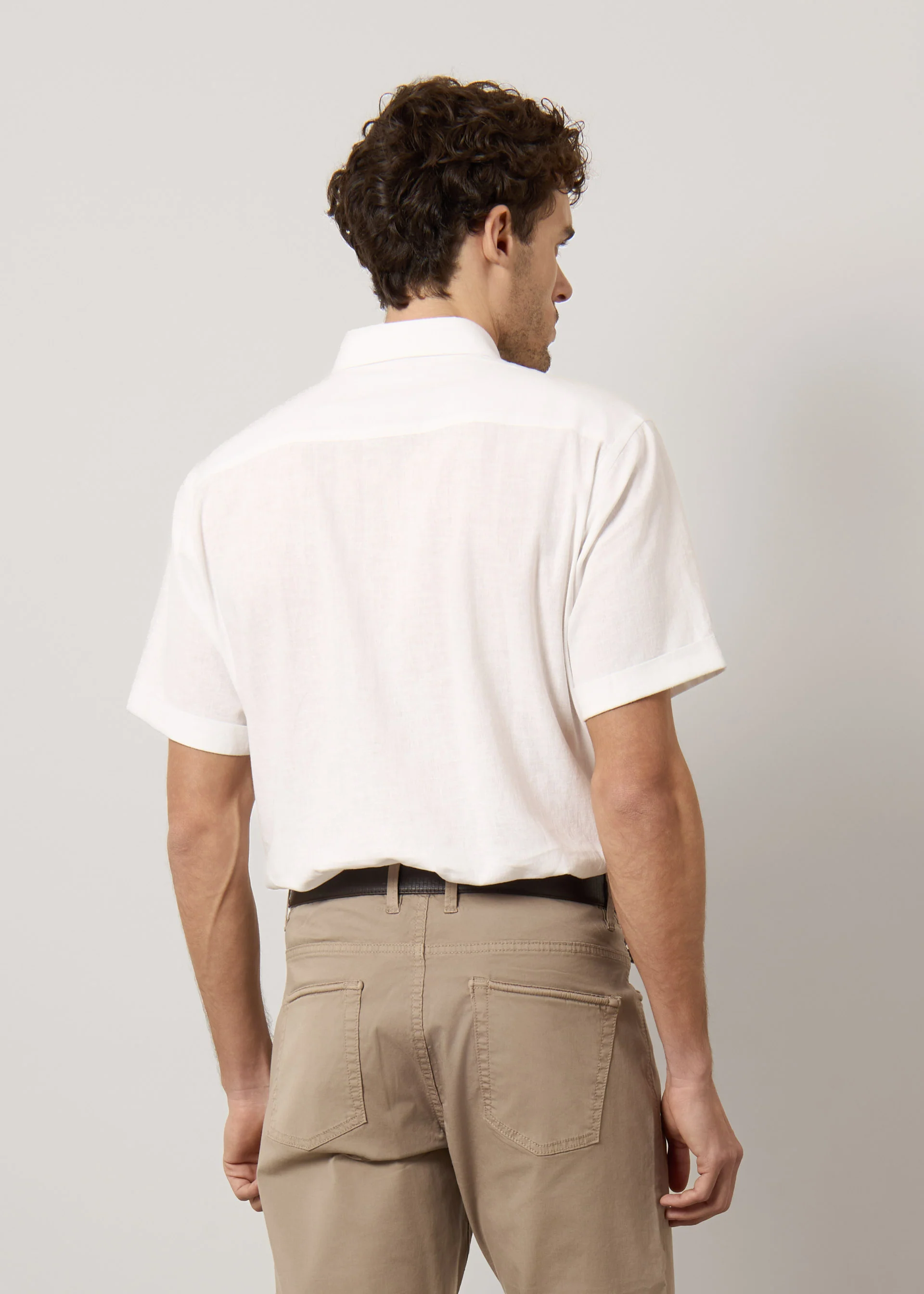 Camicia in lino e cotone - Image 4