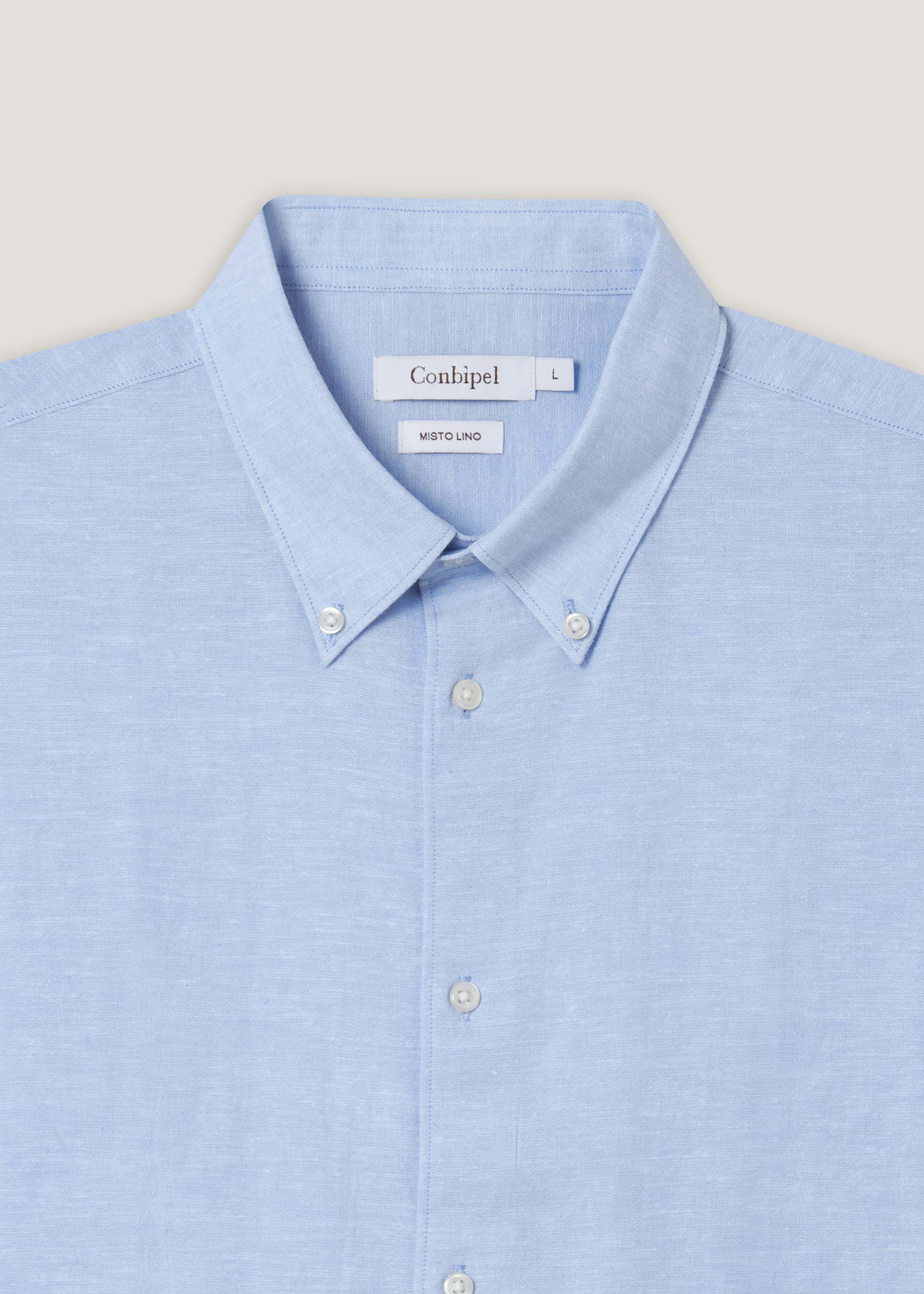 Camicia in lino e cotone - Image 8