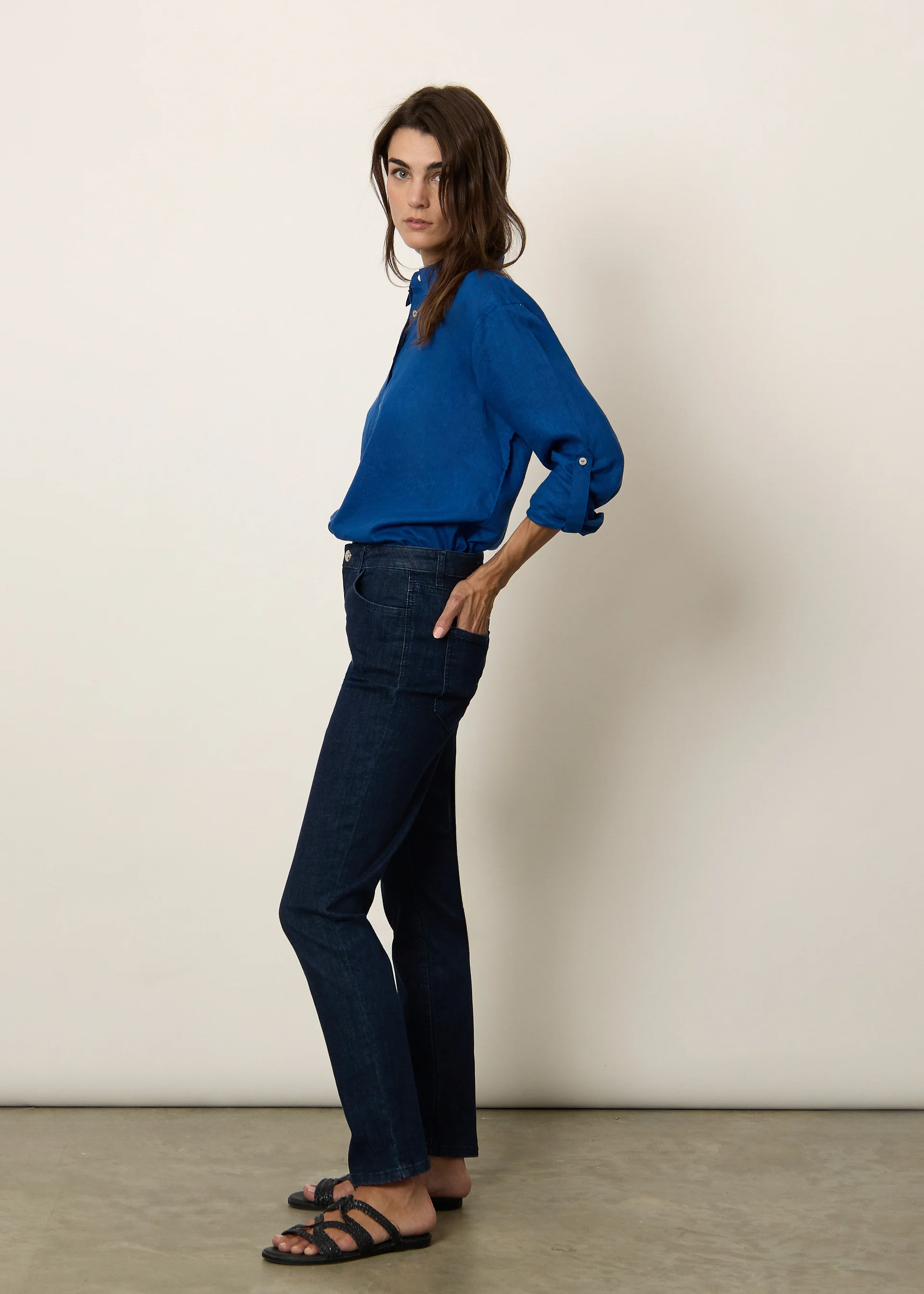 Camicia in misto lino - Image 11