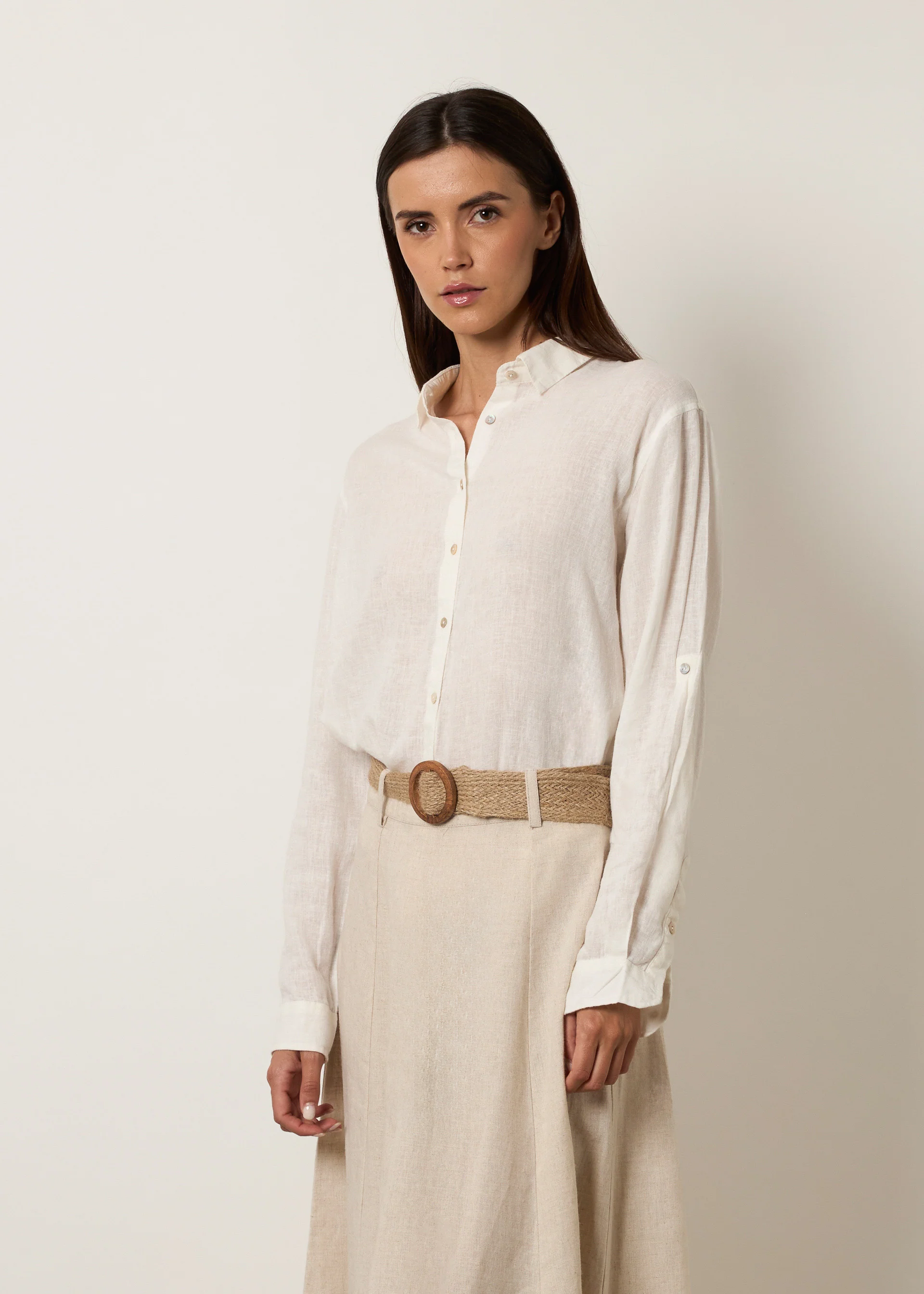 Camicia in misto lino - Image 4