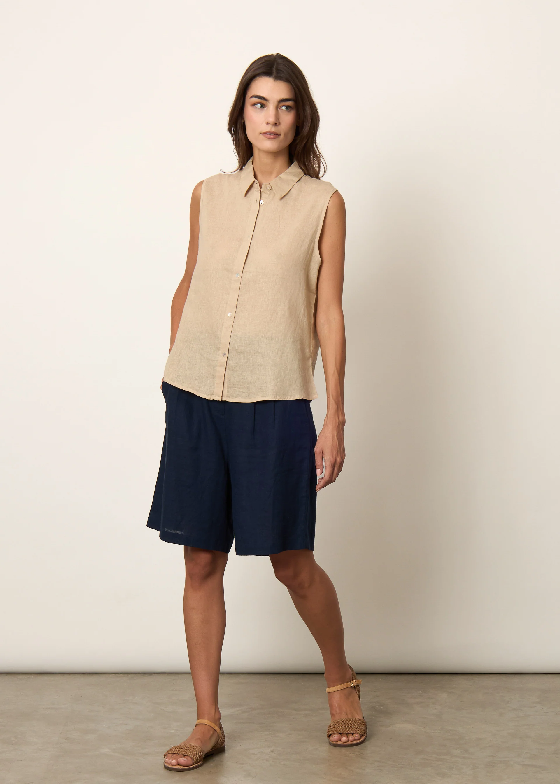 Camicia in misto lino - Image 4