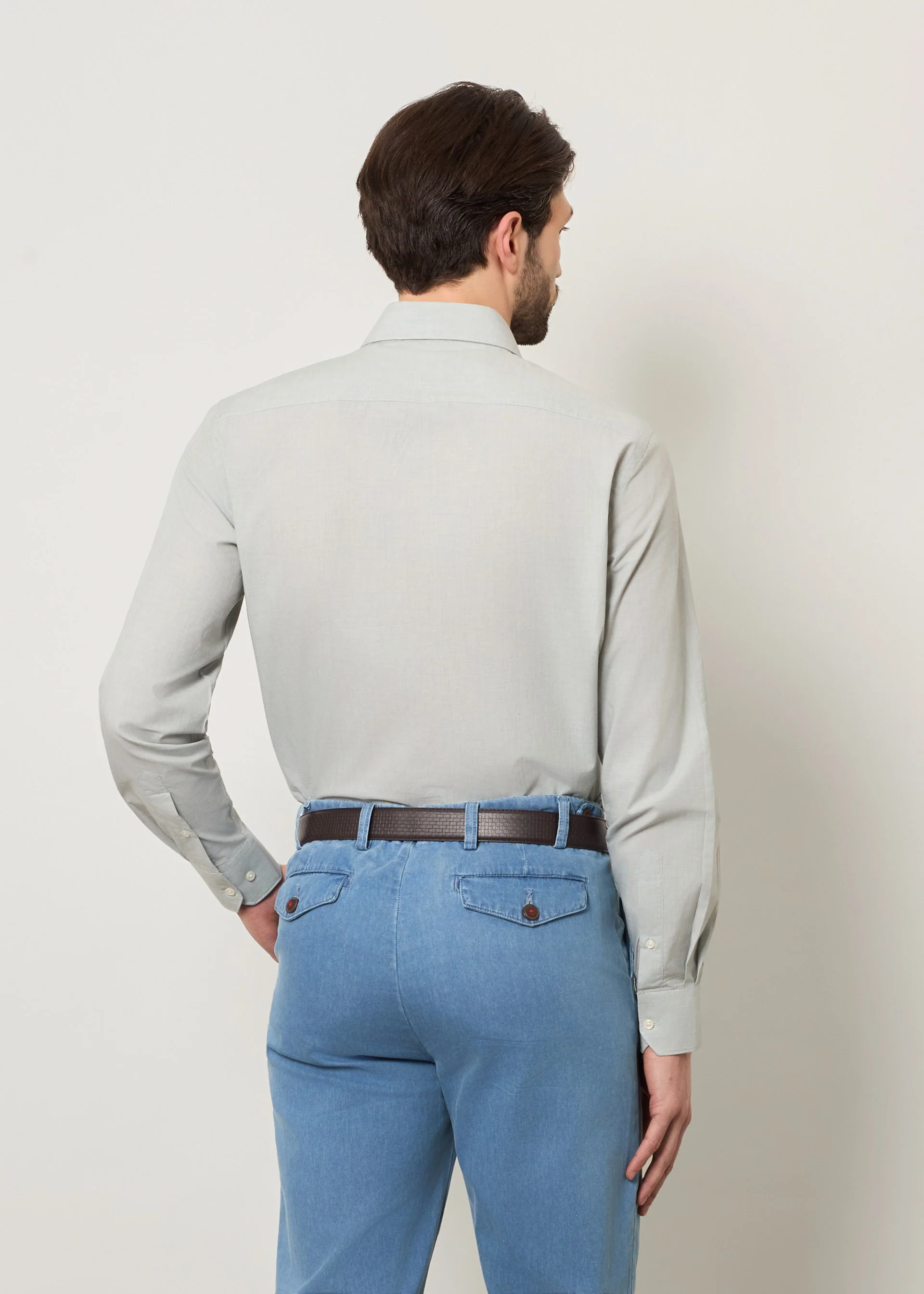 Camicia in puro cotone fil a fil - Image 14