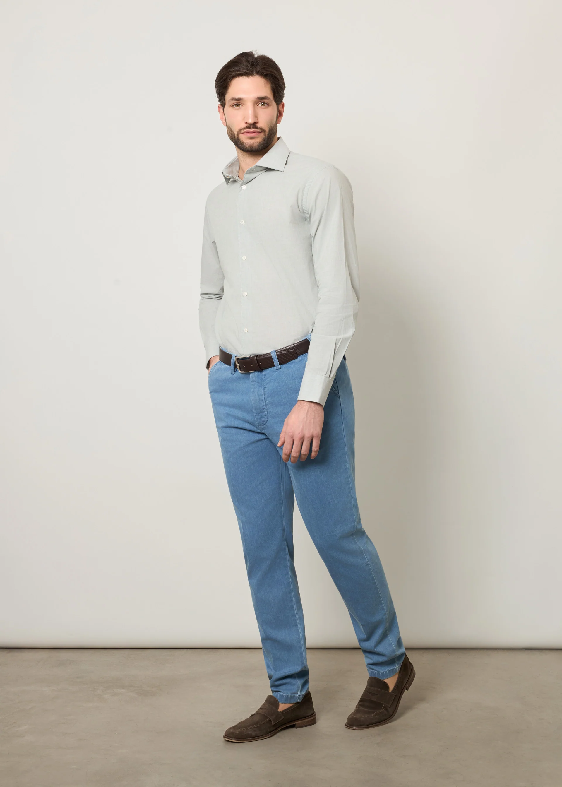 Camicia in puro cotone fil a fil - Image 15