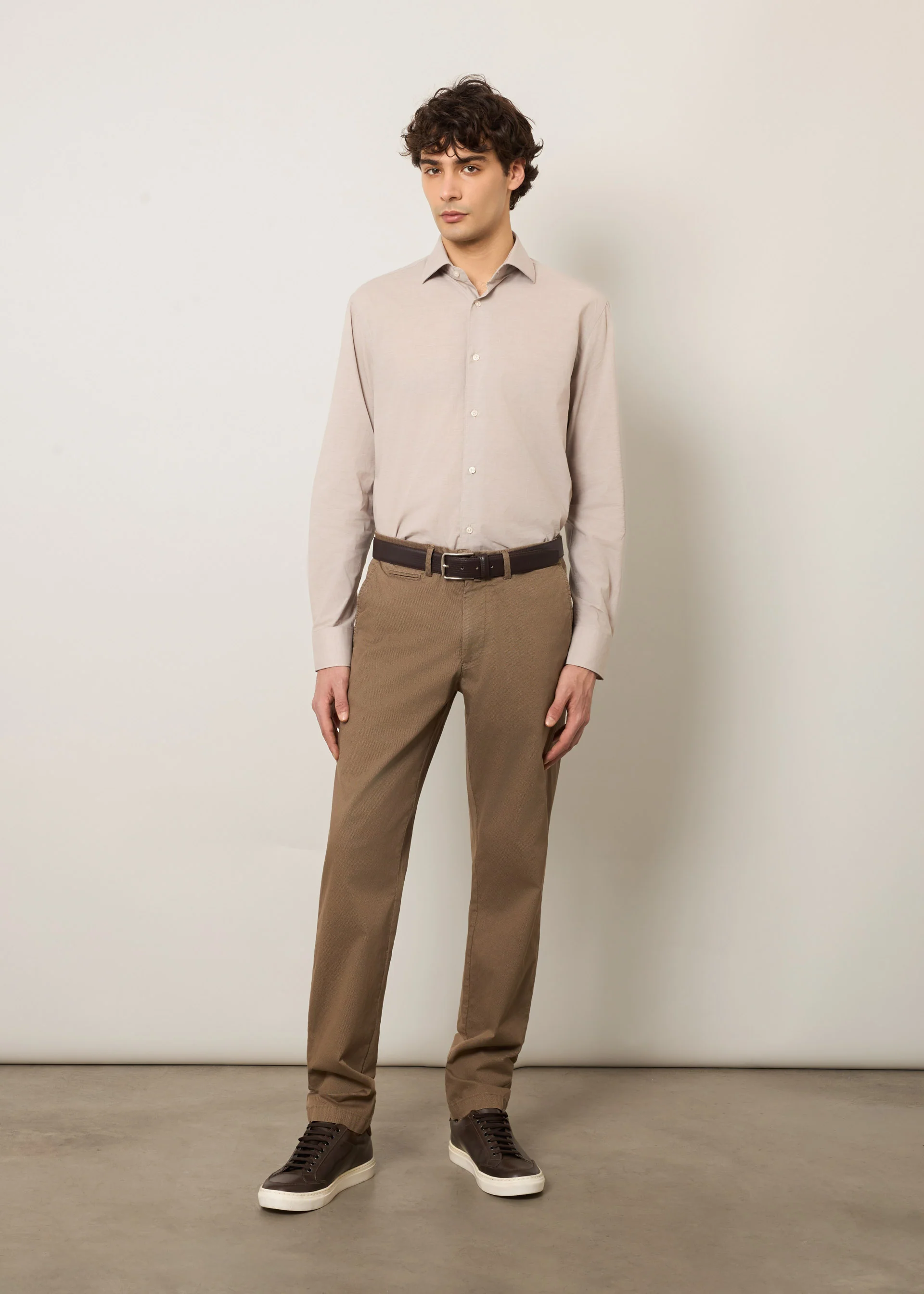 Camicia in puro cotone fil a fil - Image 18