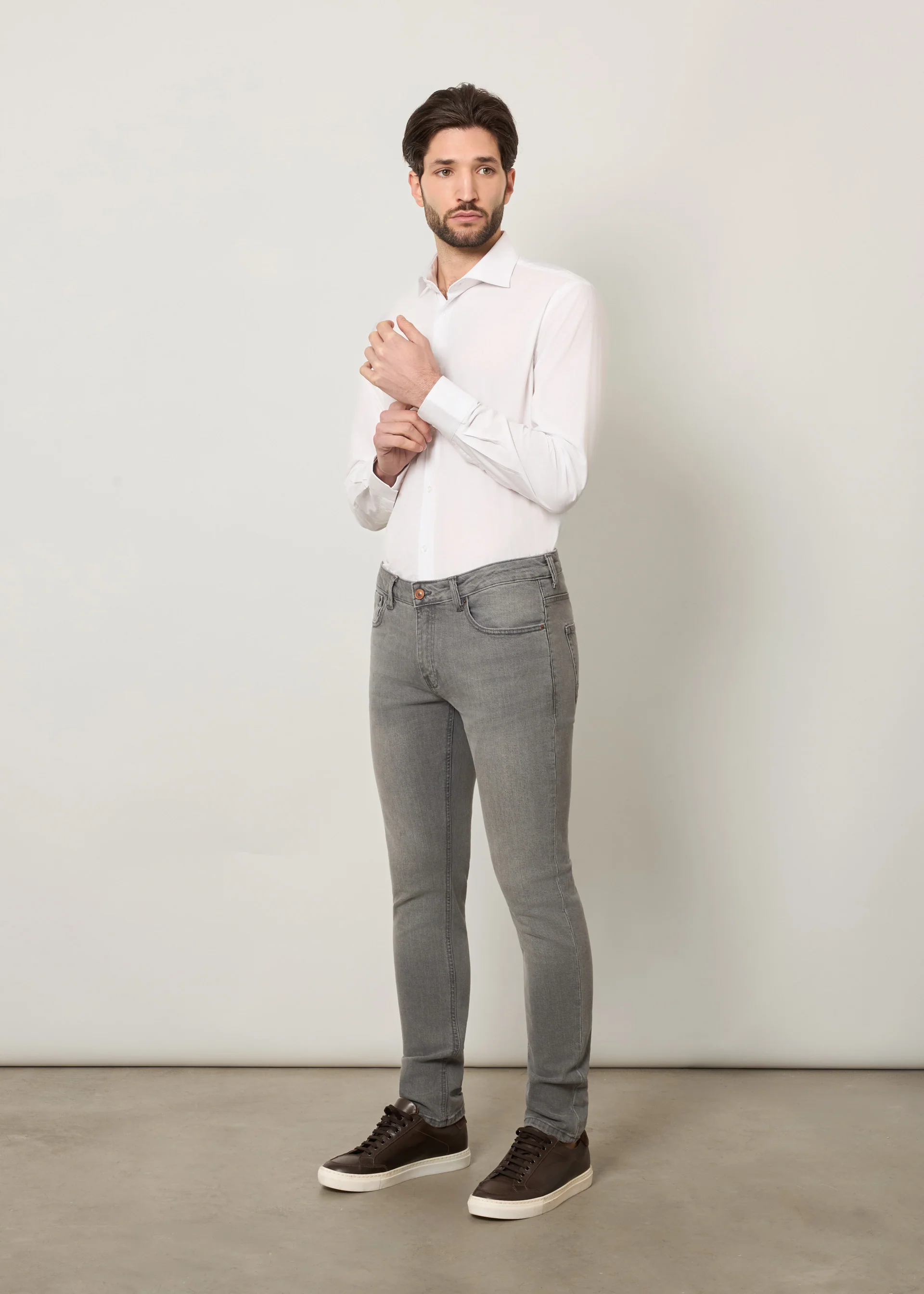 Camicia in puro cotone fil a fil - Image 23
