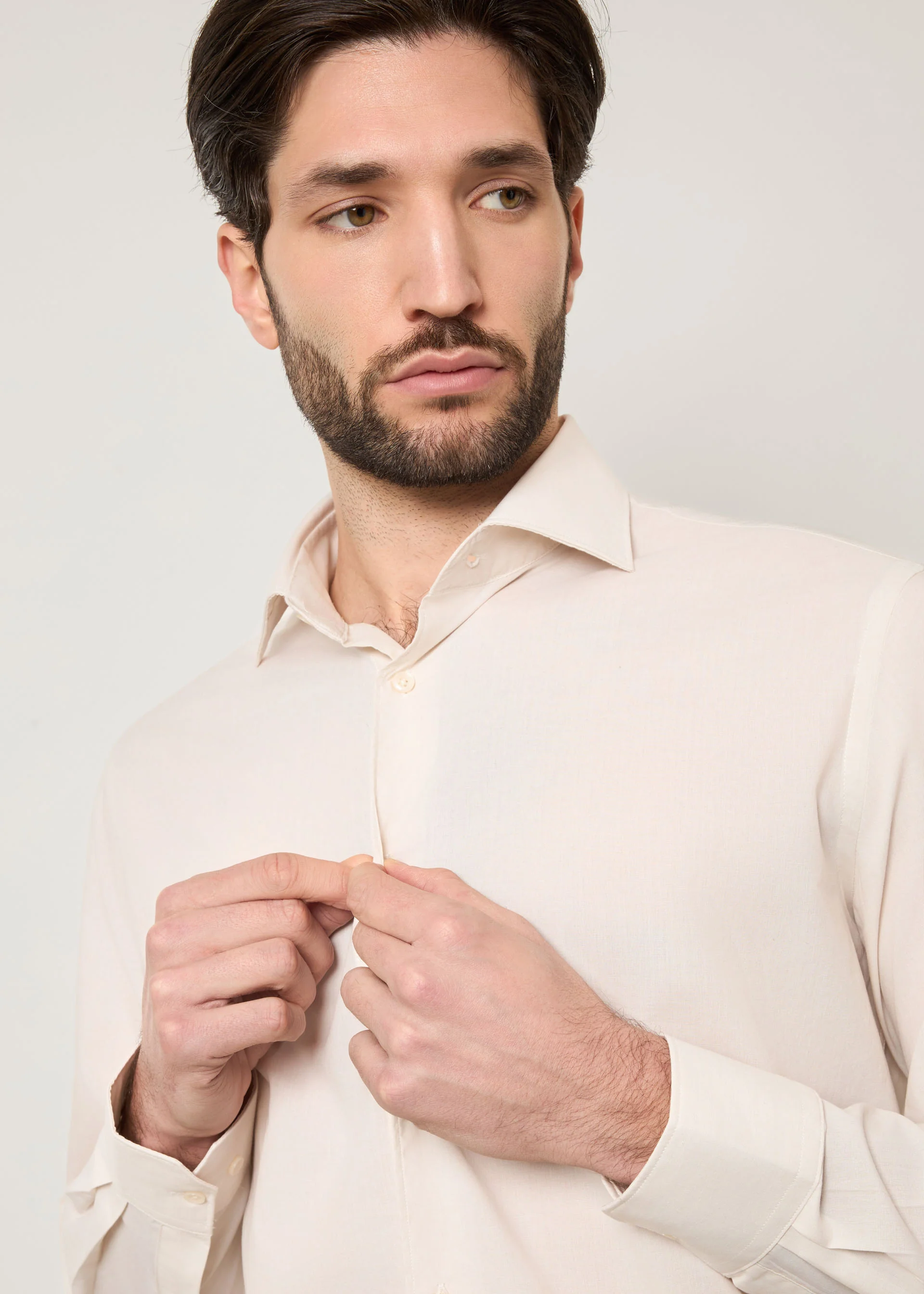 Camicia in puro cotone fil a fil - Image 3
